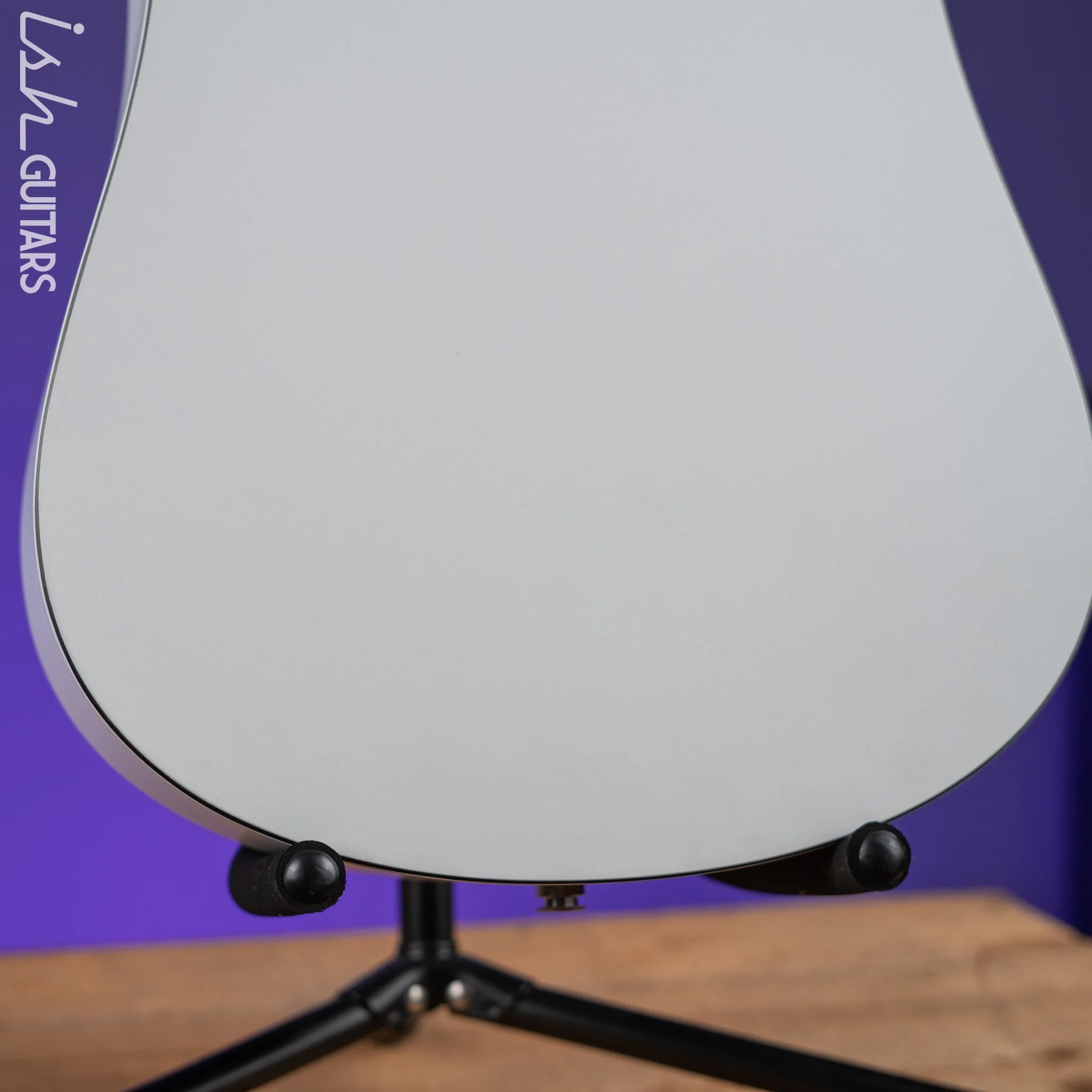 Lava Music Blue Lava Touch Smart Acoustic Guitar Sail White w/ Lite Bag Demo - Image 10