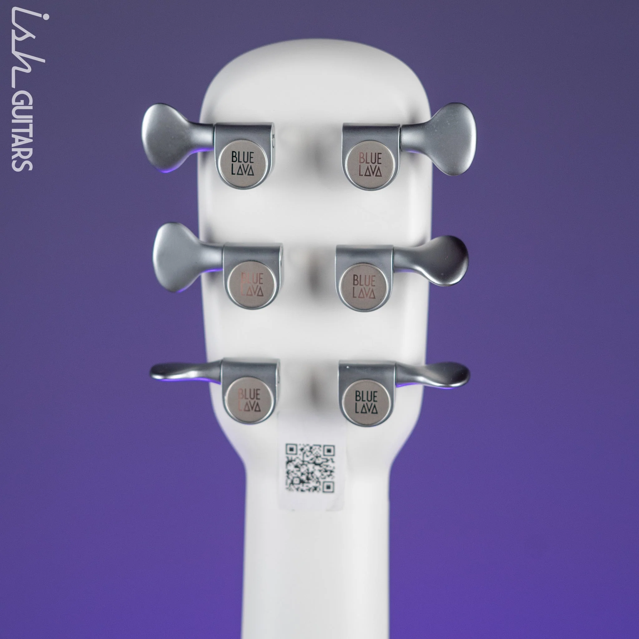 Lava Music Blue Lava Touch Smart Acoustic Guitar Sail White w/ Lite Bag Demo - Image 11