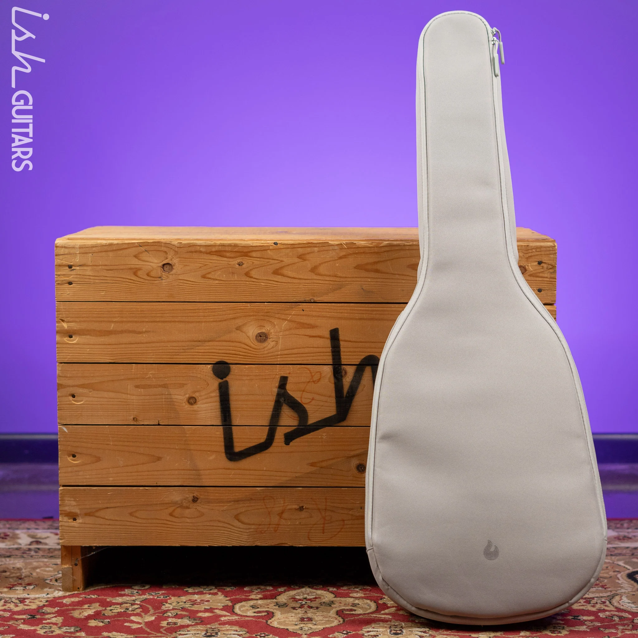 Lava Music Blue Lava Touch Smart Acoustic Guitar Sail White w/ Lite Bag Demo - Image 12