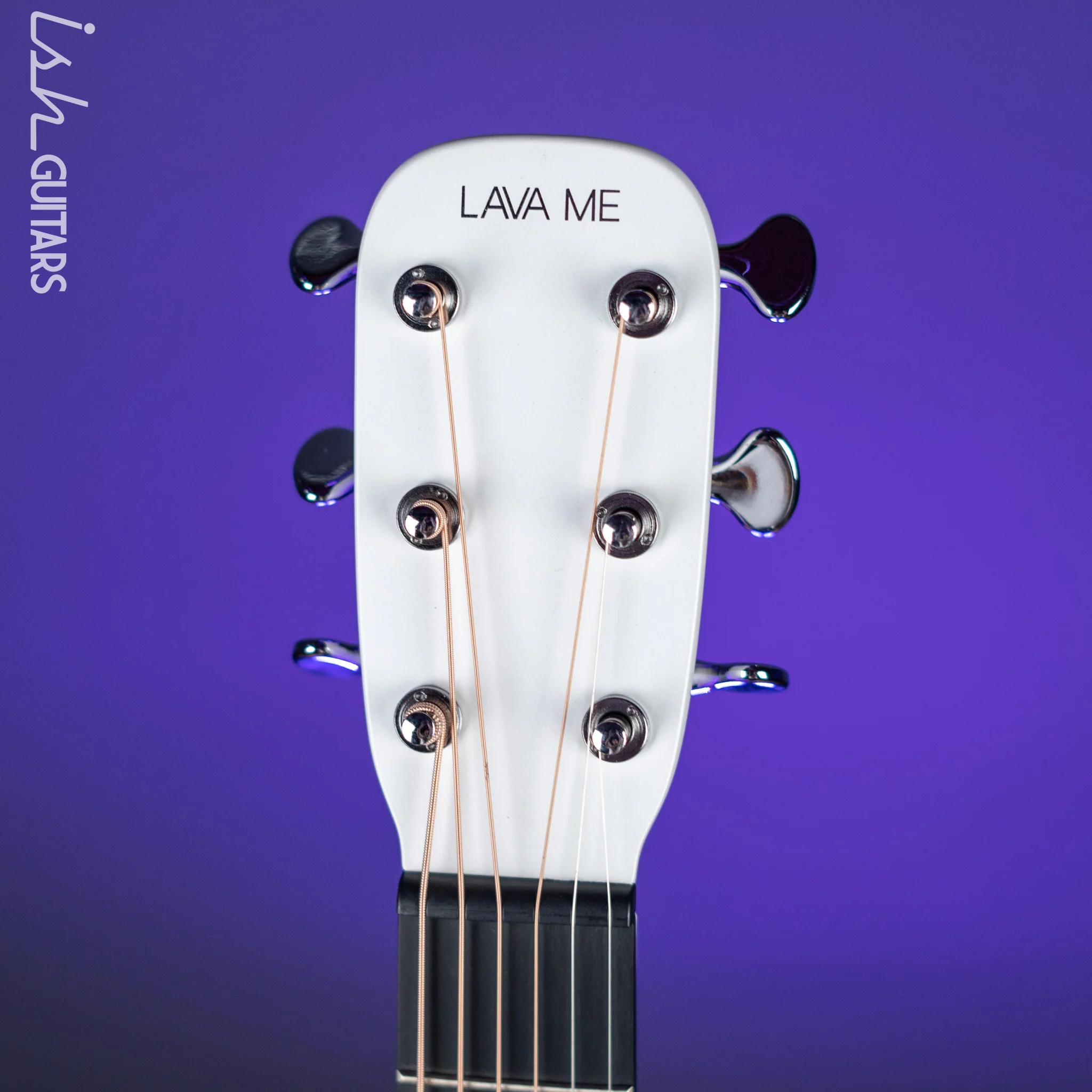Lava Music Lava Me 3 Smart Acoustic Guitar 36" White w/ Ideal Bag - Image 5