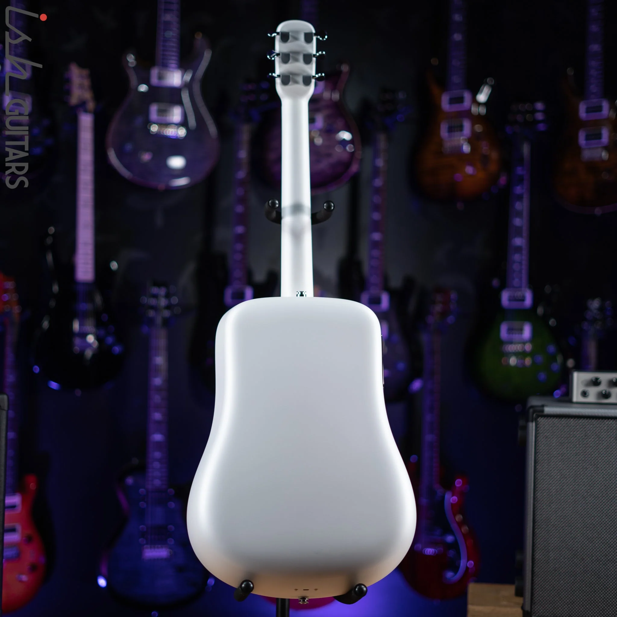 Lava Music Lava Me 3 Smart Acoustic Guitar 36” White w/ Space Bag - Image 6