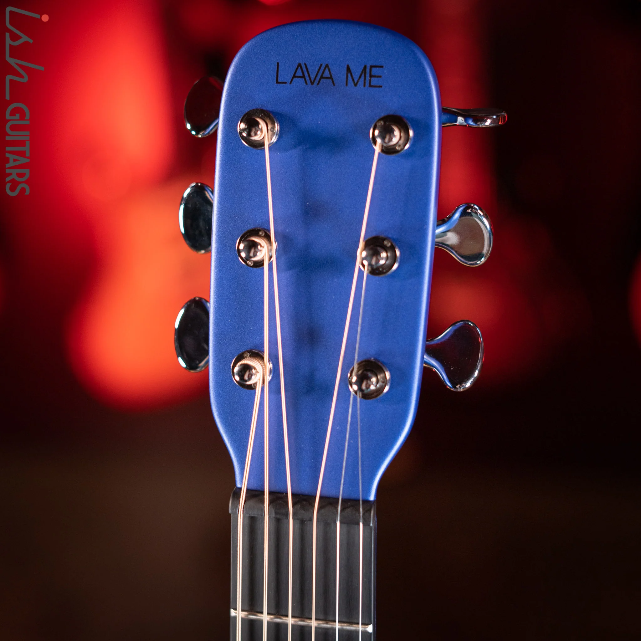 Lava Music Lava Me 3 Smart Acoustic Guitar 38" Blue w/ Space Bag - Image 6