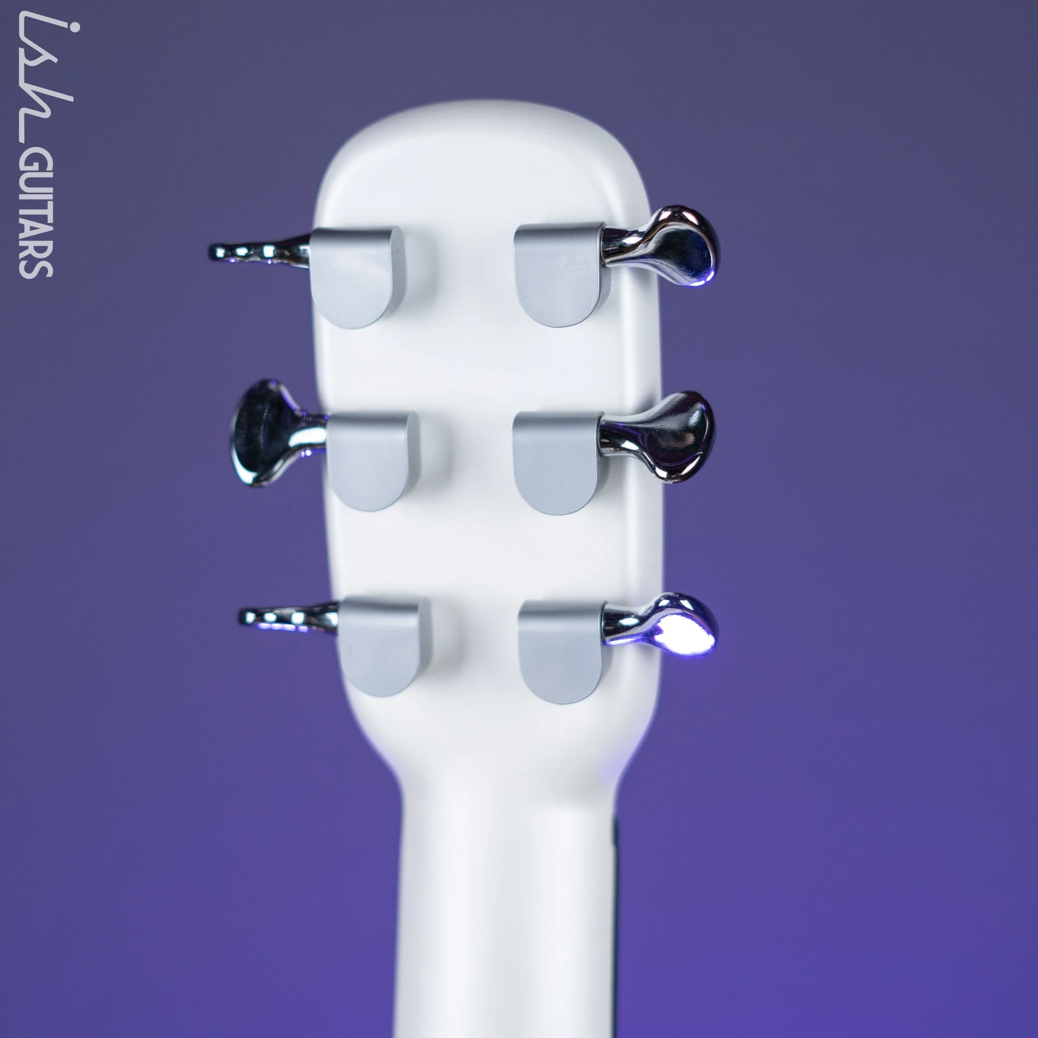 Lava Music Lava ME 3 Smart Acoustic Guitar 38” Left-Handed White w/ Space Bag Demo - Image 10