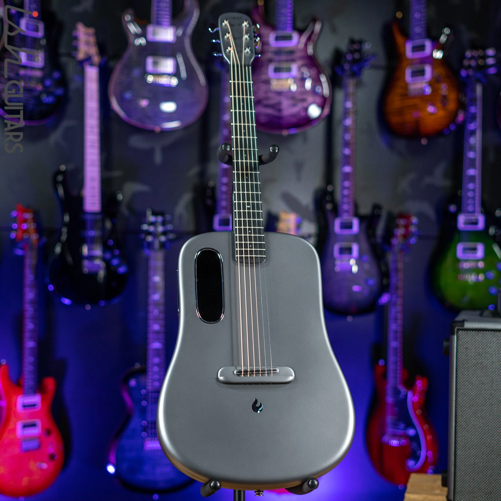 Lava Music Lava Me 3 Smart Acoustic Guitar 38" Space Grey w/ Space Bag Demo - Image 2