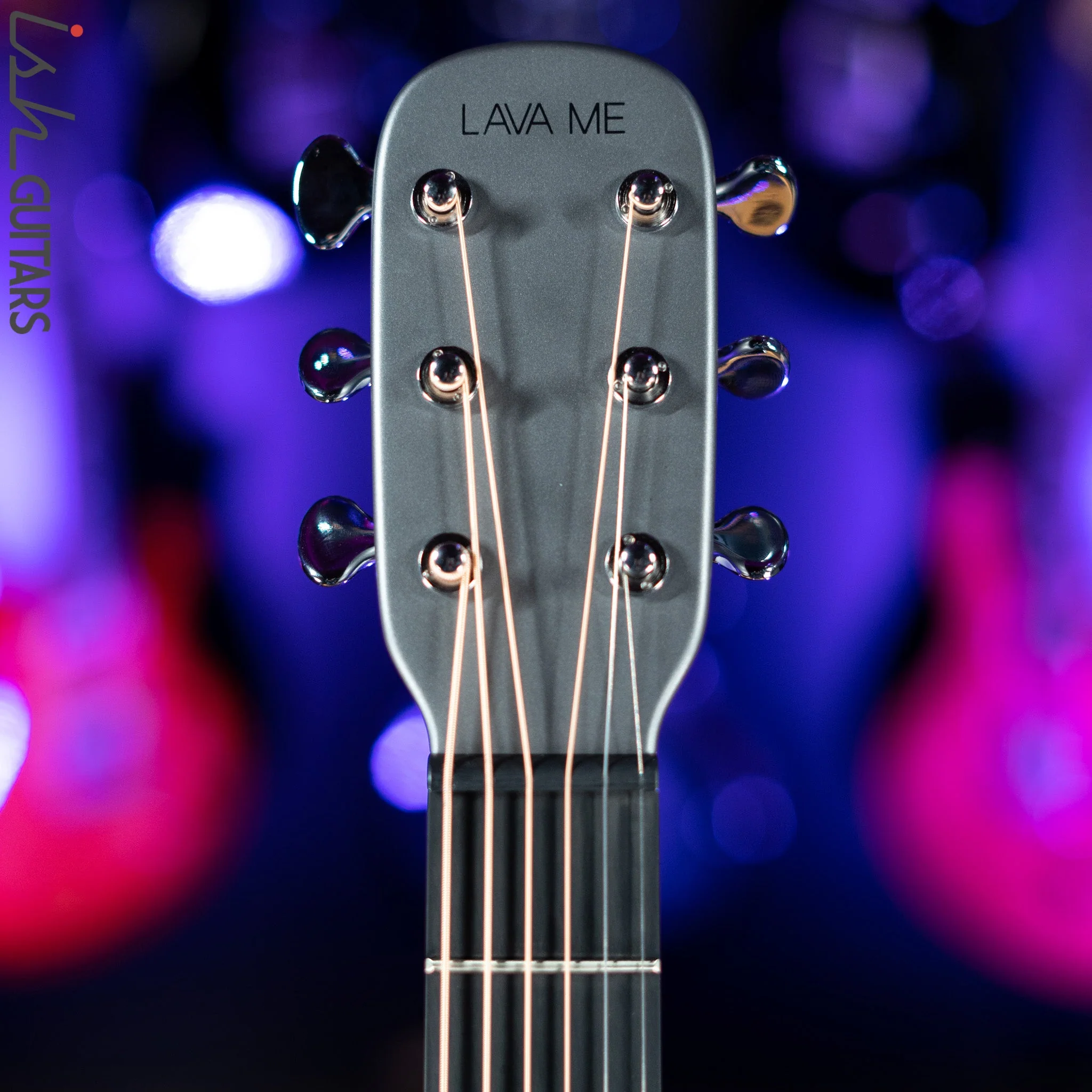 Lava Music Lava Me 3 Smart Acoustic Guitar 38" Space Grey w/ Space Bag Demo - Image 5