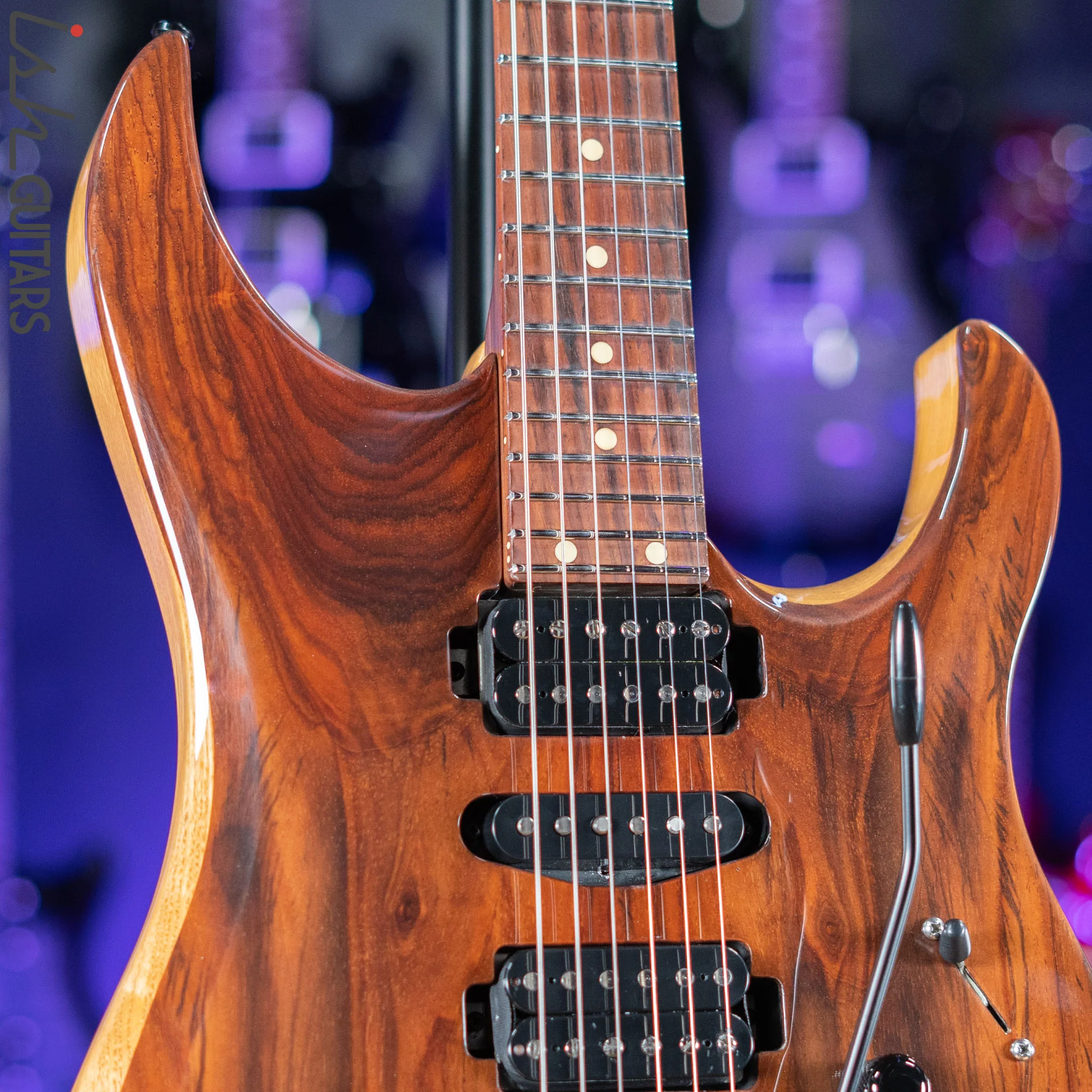 2018 LSL Instruments XT4 Deluxe 24 Fret Exotic HSH Cocobolo Top - Image 3