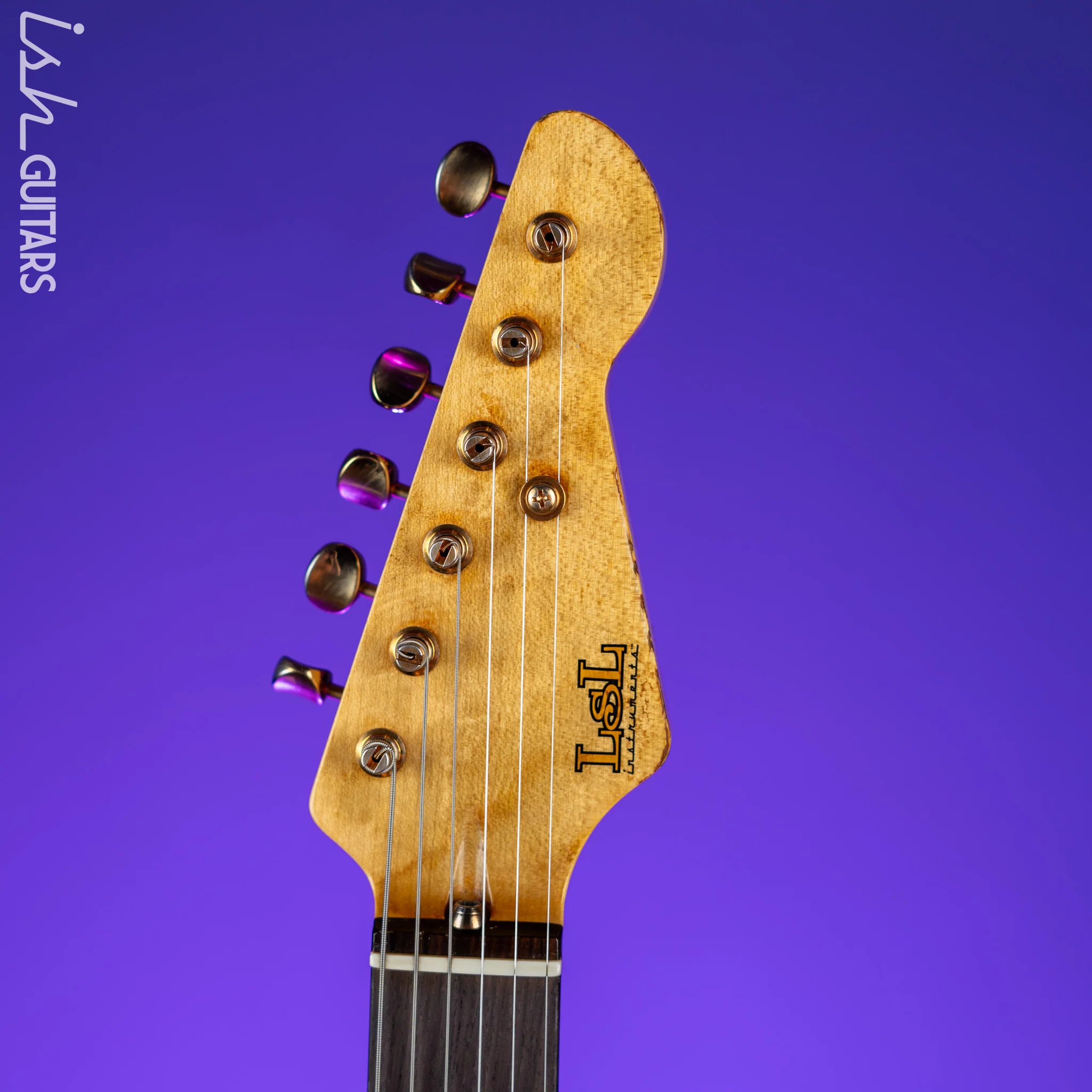 LSL Saticoy SRV Tribute SSS Three-Tone Sunburst Extreme Aging - Image 5