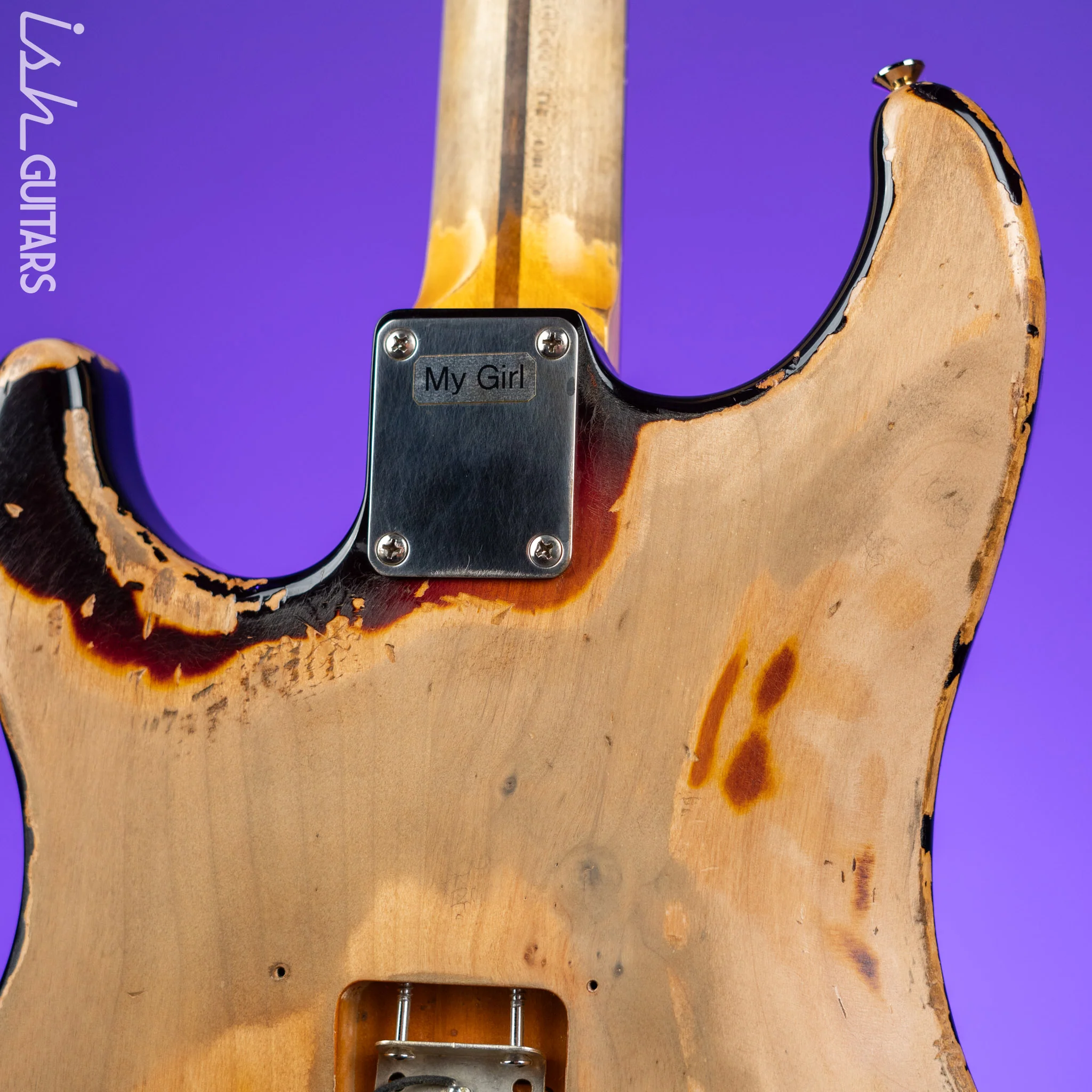 LSL Saticoy SRV Tribute SSS Three-Tone Sunburst Extreme Aging - Image 8