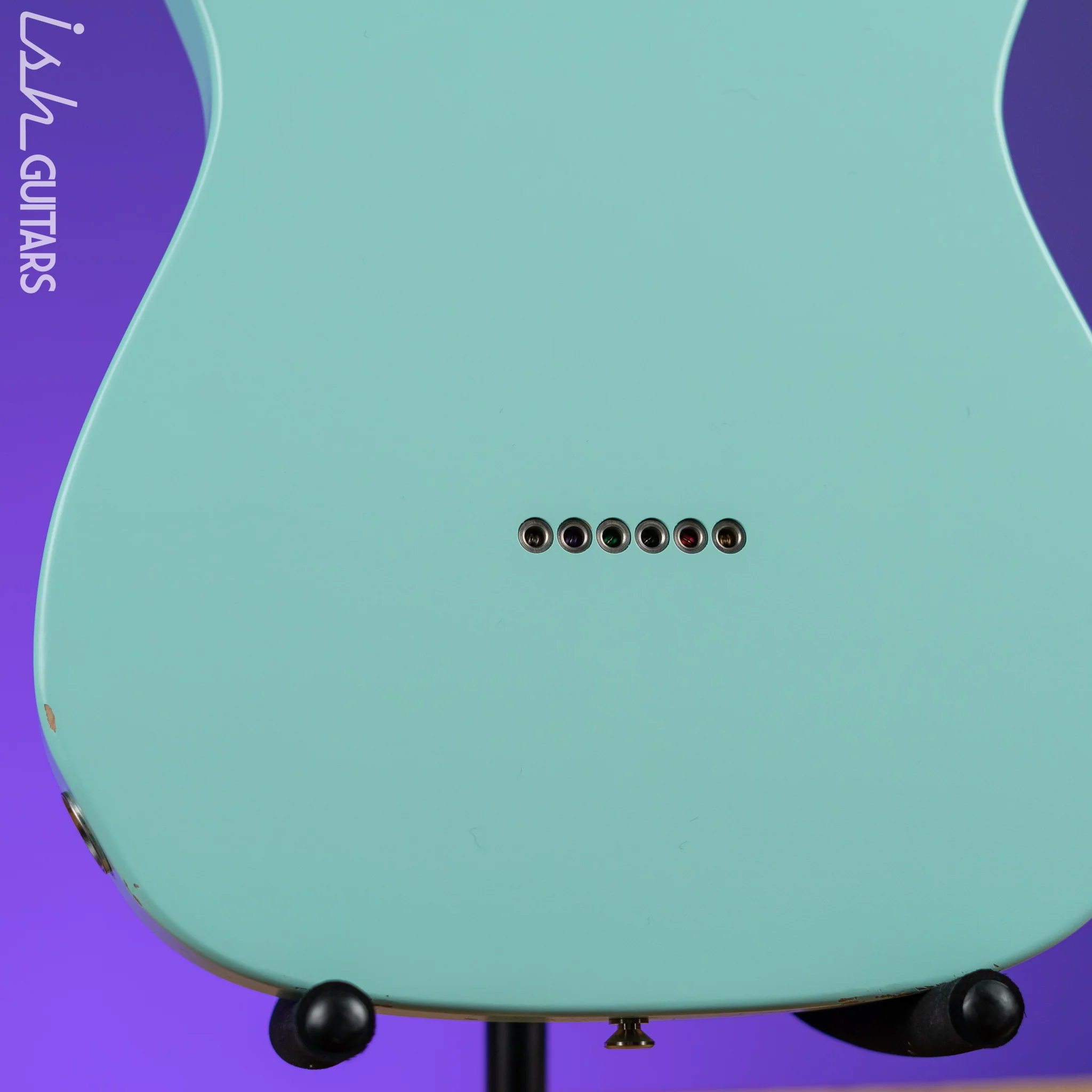 LSL T-Bone One B Electric Guitar Seafoam Green Aged - Image 11