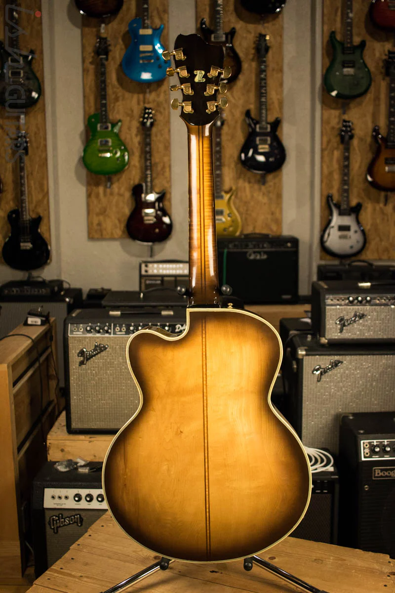 Mancuso Hollowbody 7 String Electric Guitar - Image 8