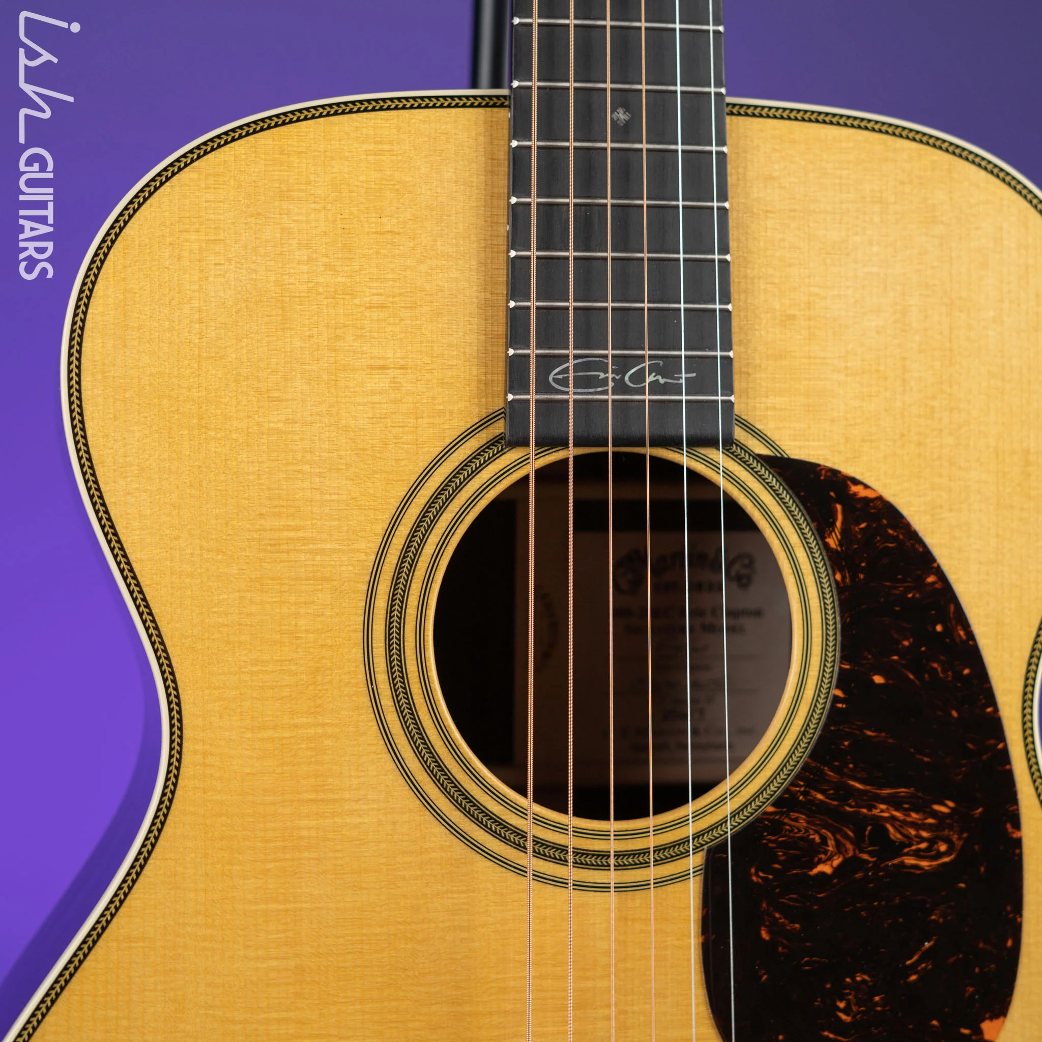 2023 Martin 000-28EC Eric Clapton Signature Acoustic Guitar Natural - Image 4