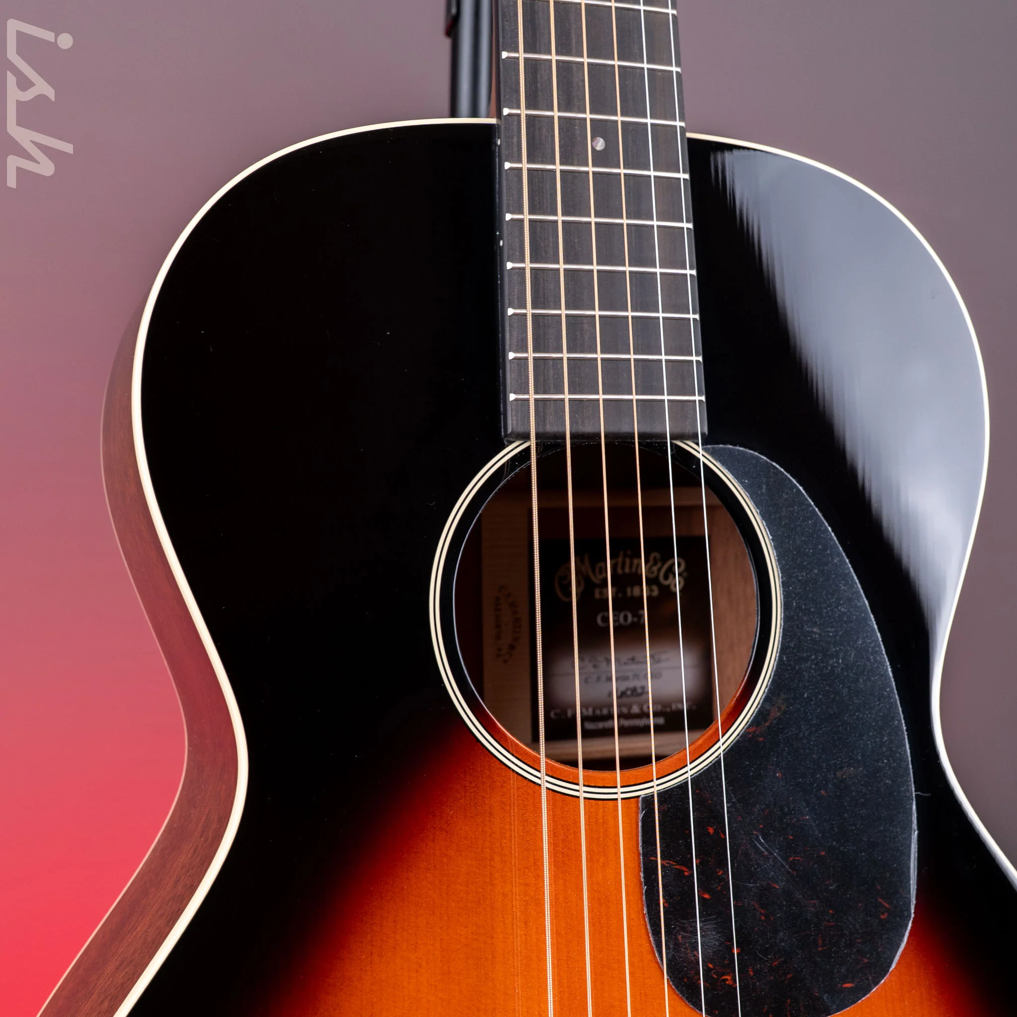 Martin CEO-7 Grand Concert Acoustic Guitar Autumn Sunset Burst - Image 4