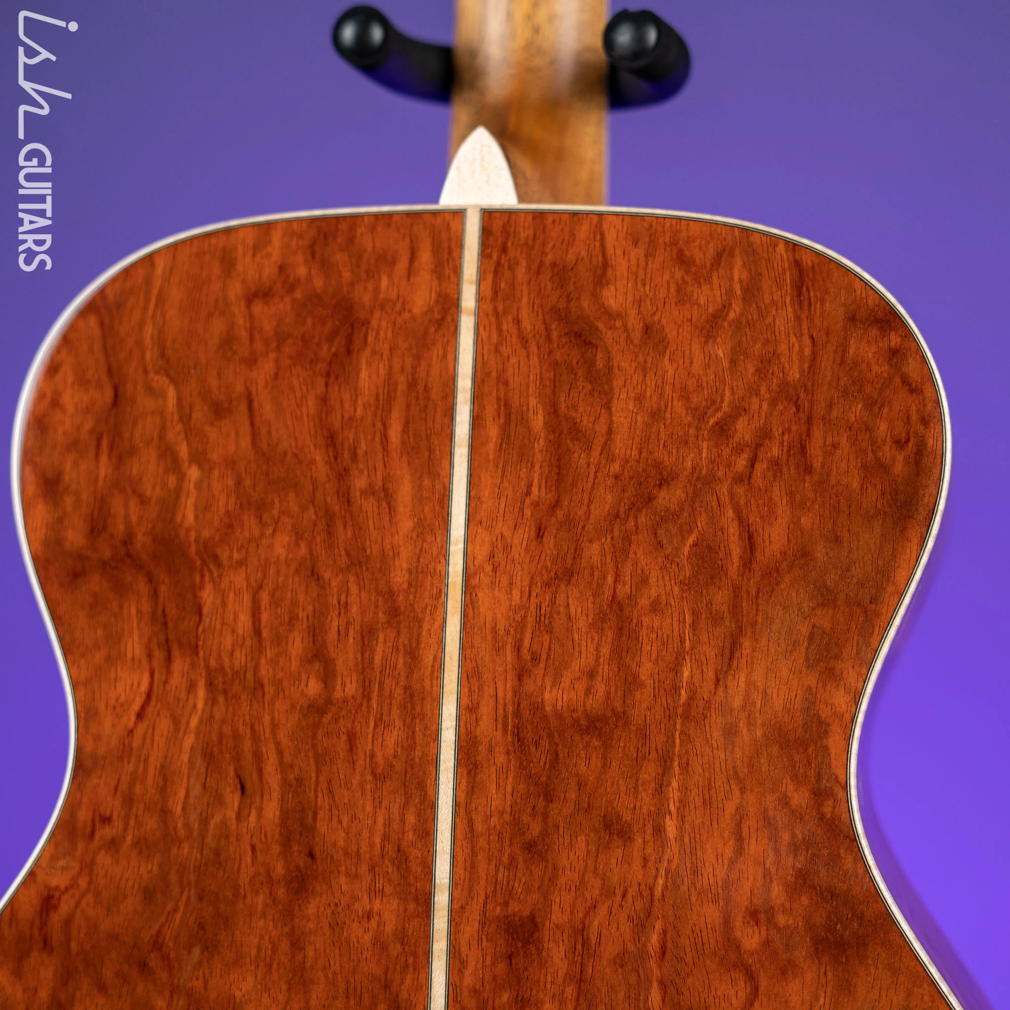 Martin Custom Shop OM-28 Acoustic Guitar Quilted Bubinga Natural - Image 10