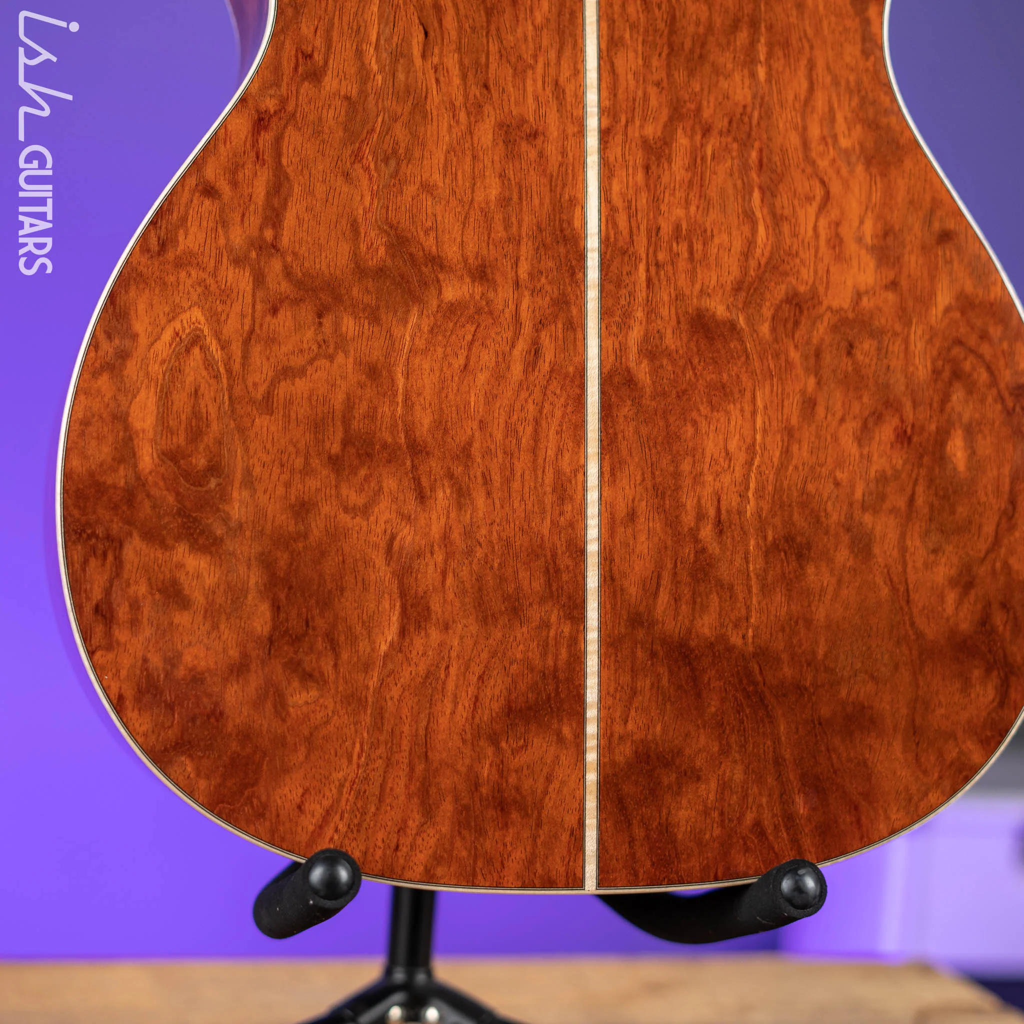 Martin Custom Shop OM-28 Acoustic Guitar Quilted Bubinga Natural - Image 11