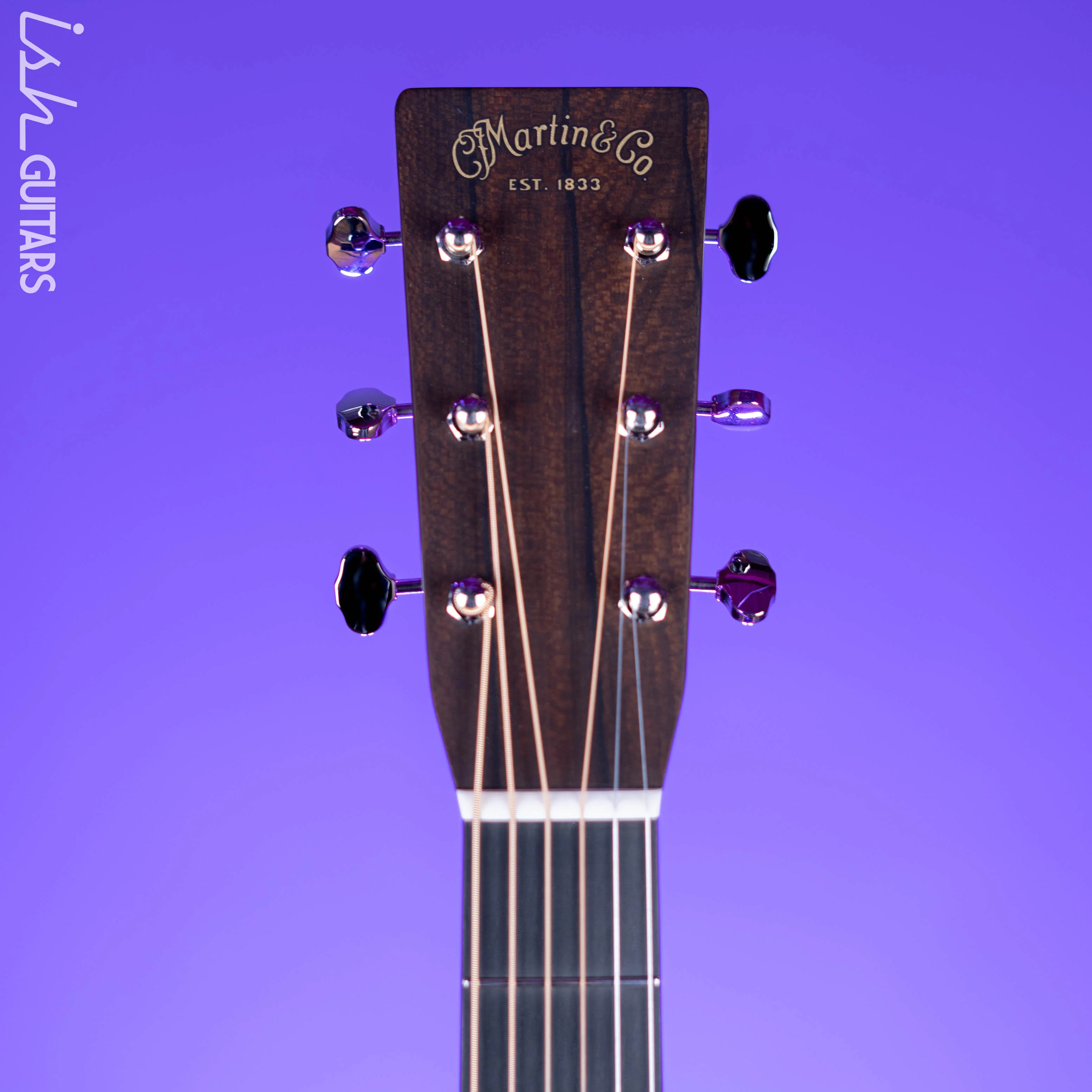 Martin Custom Shop HD-28V Dreadnought Acoustic Guitar Ziricote Natural - Image 7