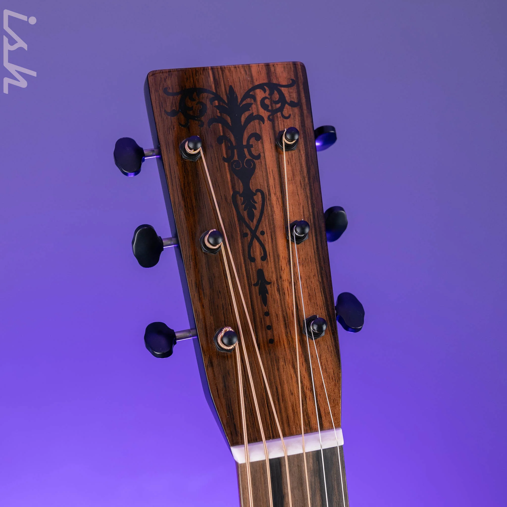 Martin Custom Shop GP-28 Style Cedar Top, Macassar Ebony Back & Sides - Image 7
