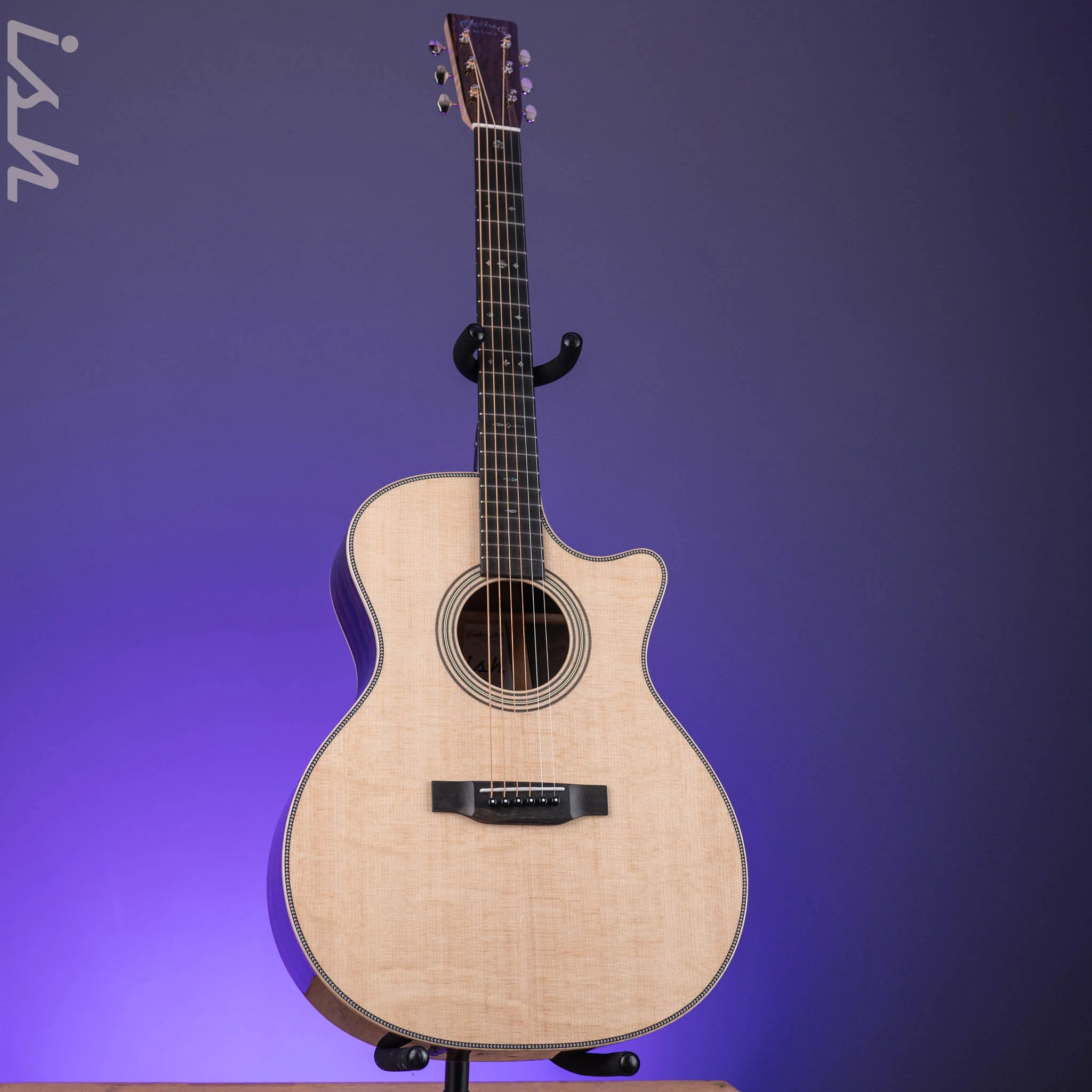 Martin Custom Shop GP-28 Style Grand Performance Bearclaw Sitka Spruce - Image 3