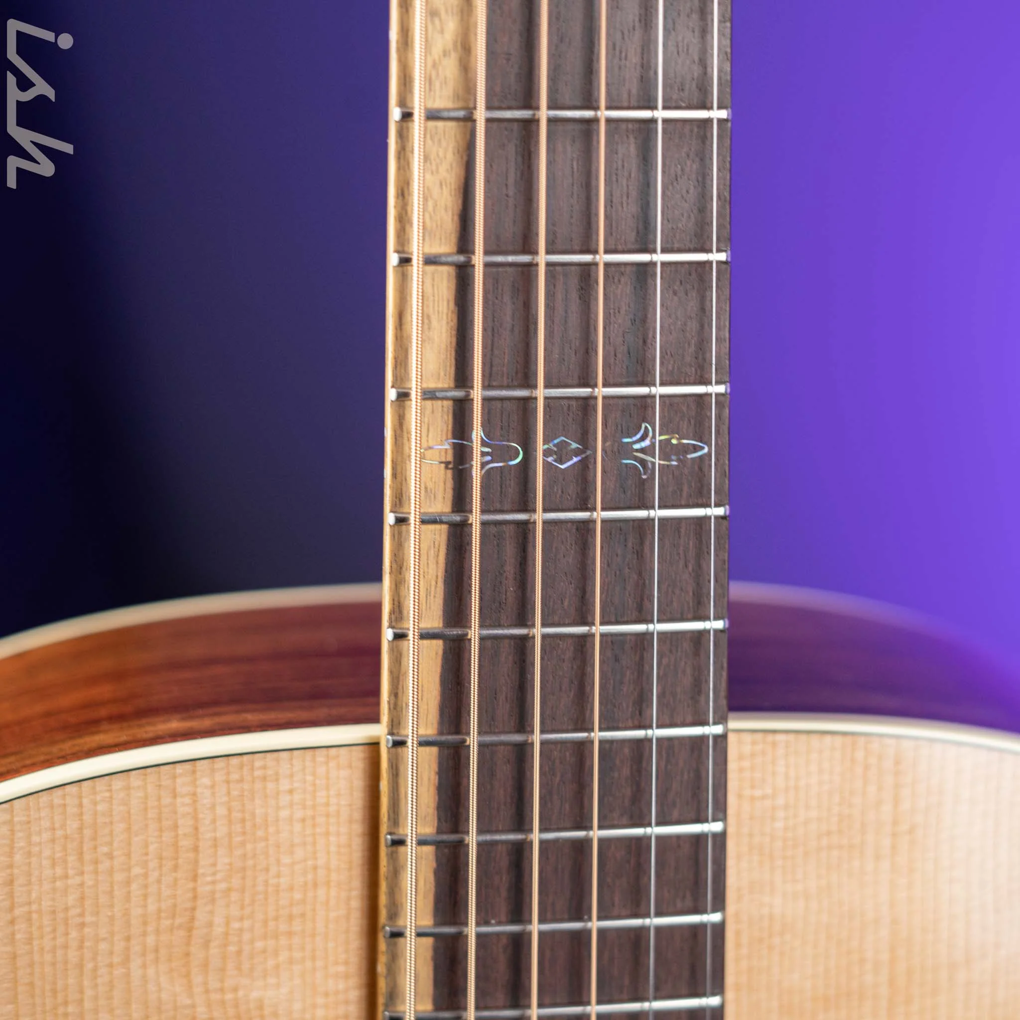 Martin Custom Shop GP28 Style Acoustic Guitar Crimson Cocobolo - Image 9