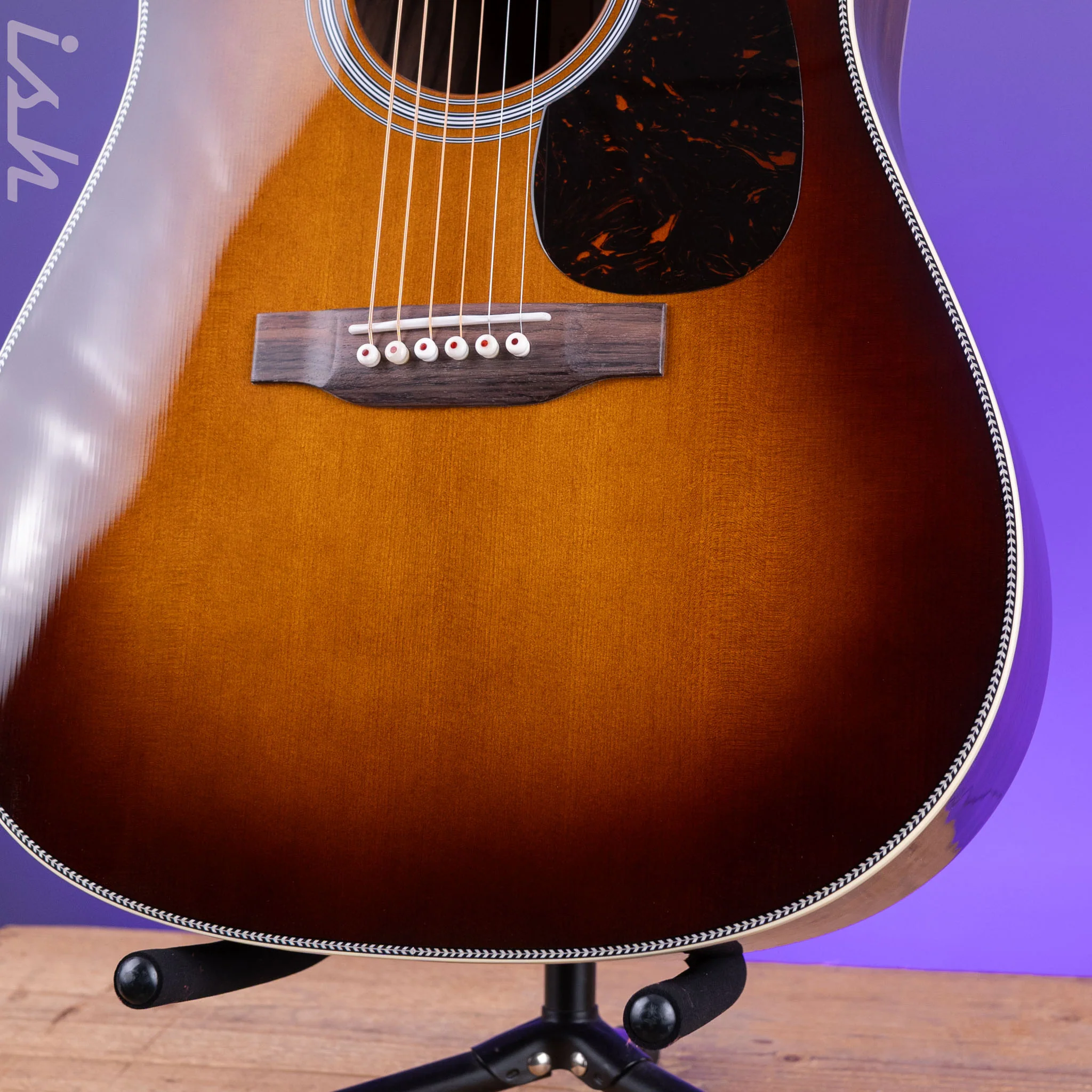 Martin Custom Shop HD-28 Style Wild Grain East Indian Rosewood Back & Sides - Image 6