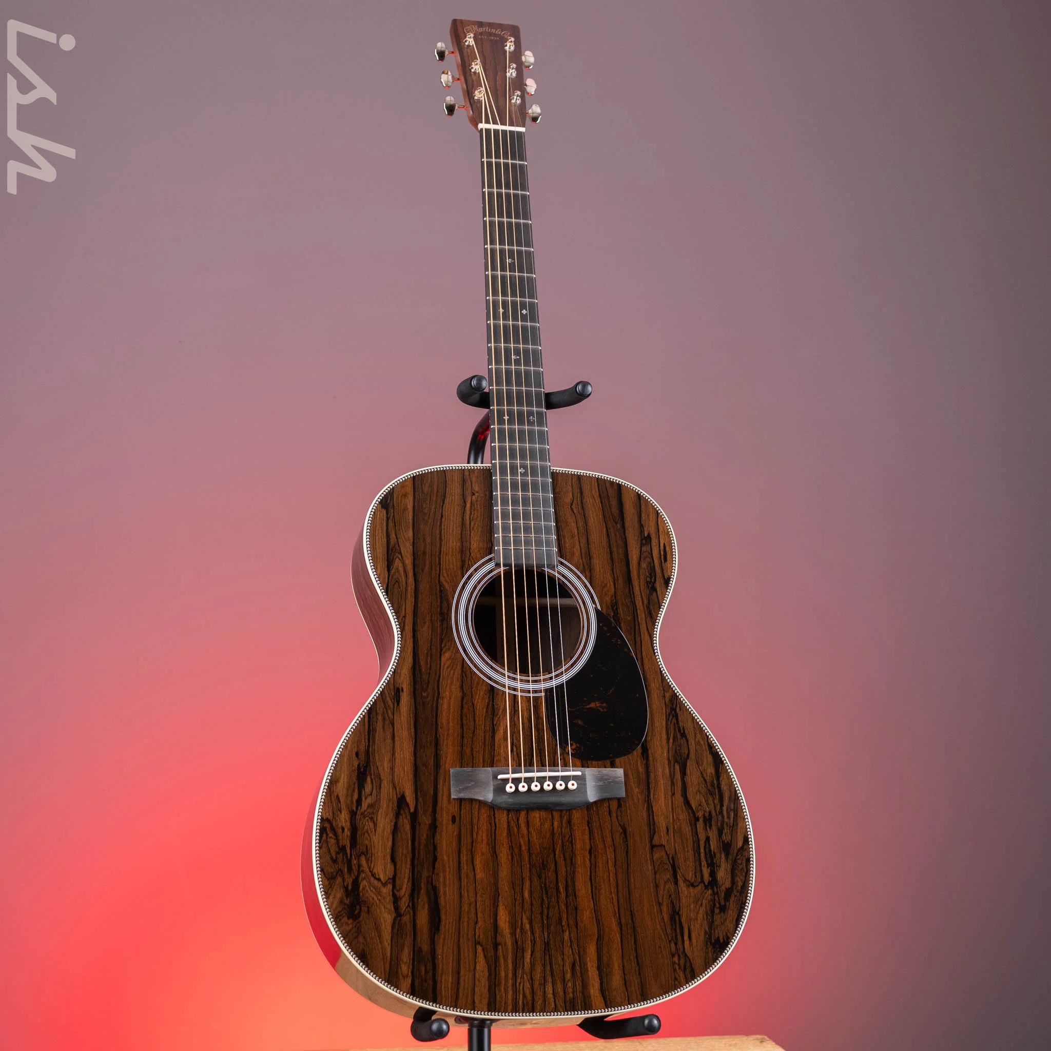 Martin Custom Shop OM-28 Style Acoustic Guitar Ziricote - Image 2
