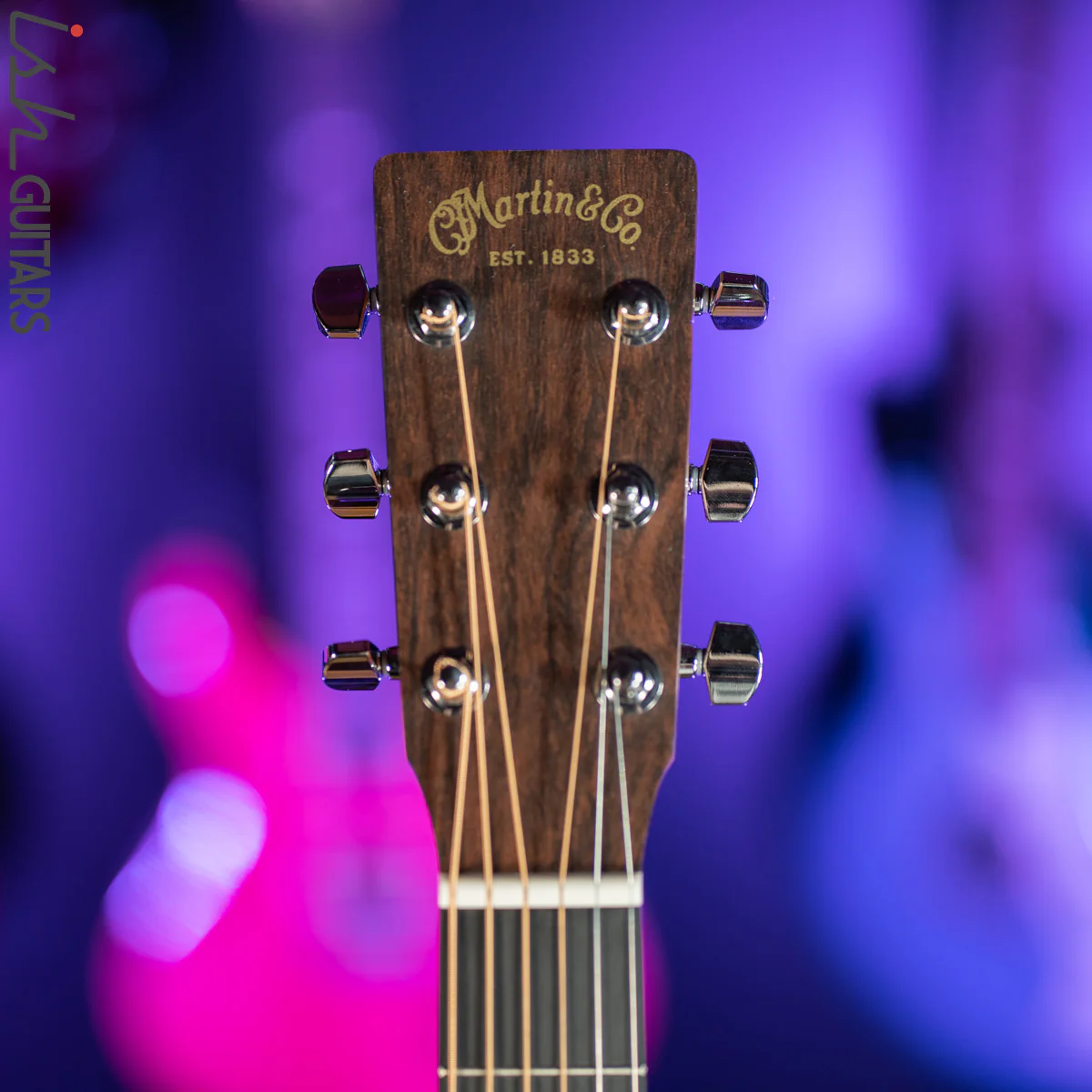 Martin D-10E Dreadnought Acoustic-Electric Guitar Natural Spruce Blemished - Image 6