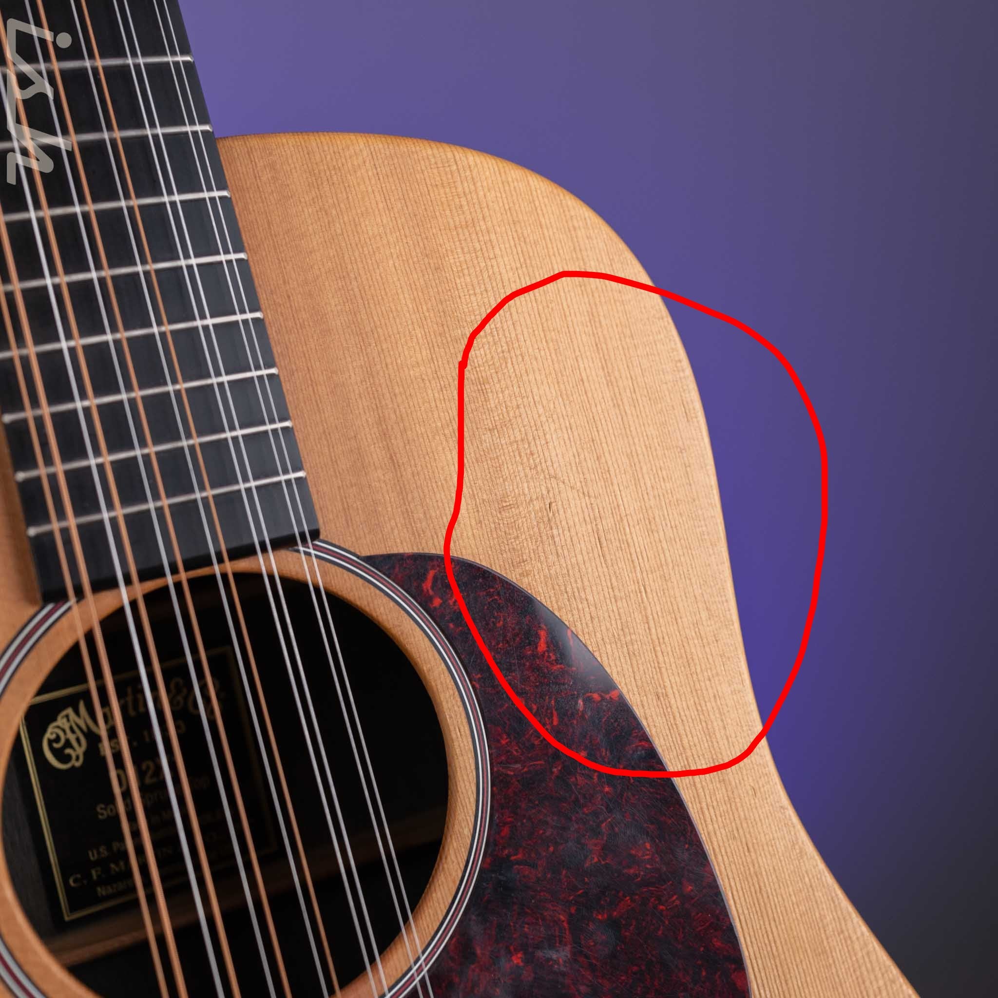 2006 Martin D12X1 12-String Acoustic Guitar - Image 5