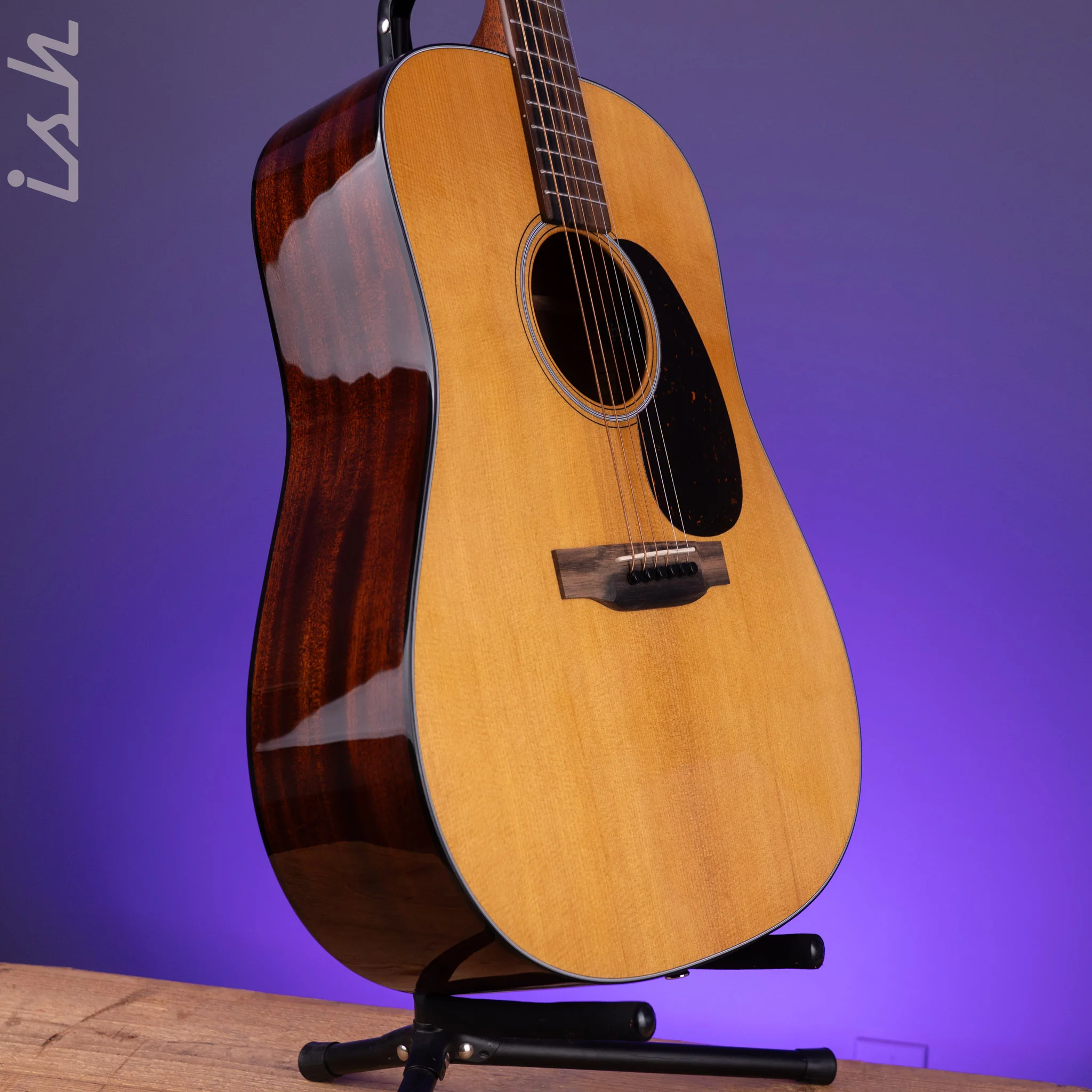 Martin DE Retro Plus Mahogany Acoustic-Electric Guitar - Image 3