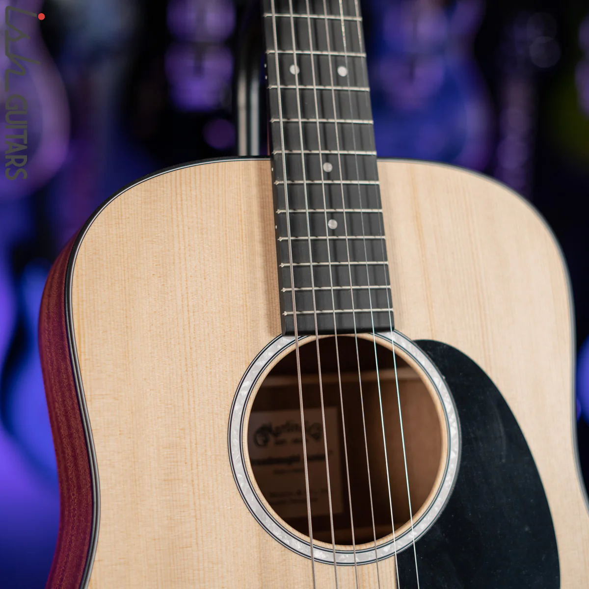 Martin DJr-10 Natural Sitka Acoustic Guitar - Blemished - Image 5