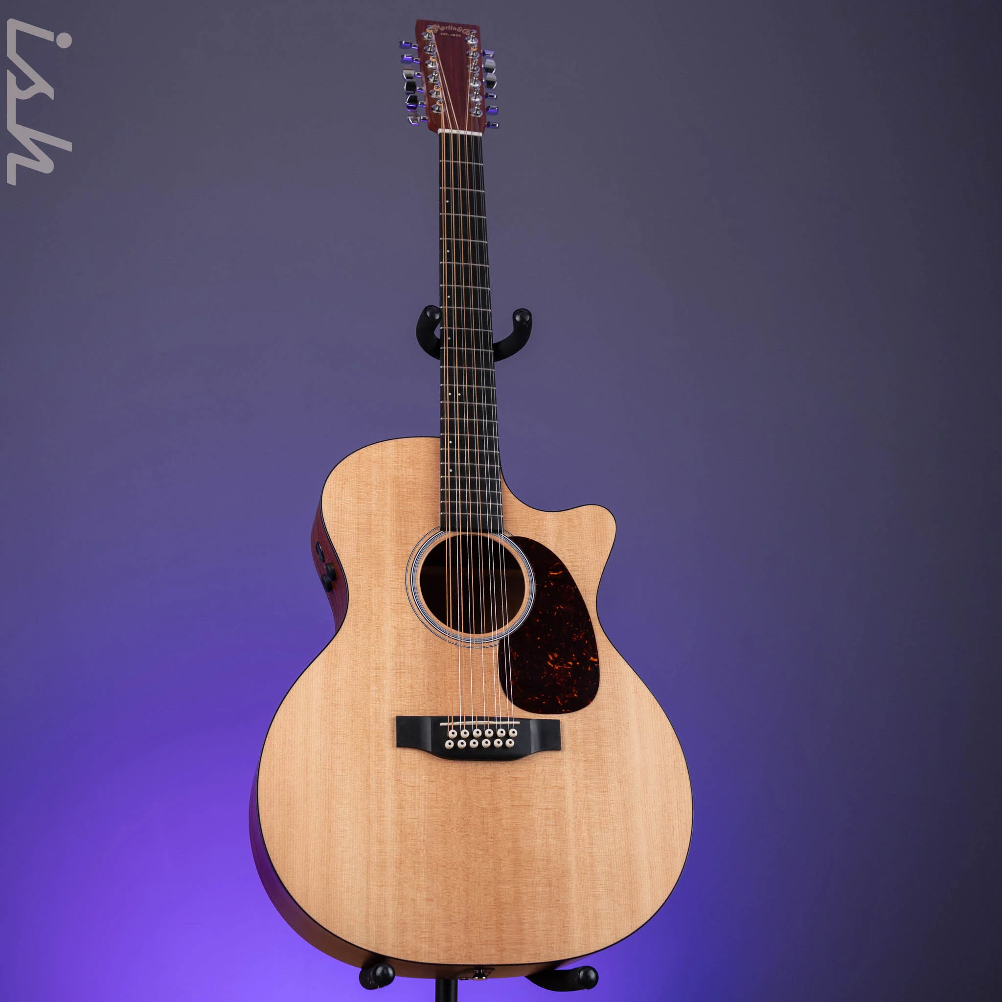 2017 Martin GPC12PA4 12-String Acoustic Guitar Natural - Image 2