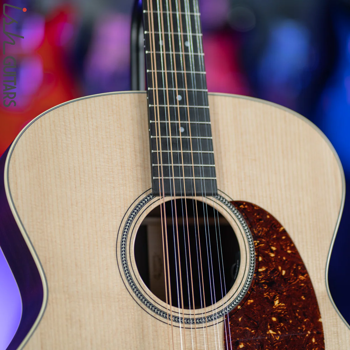 Martin Grand J16E 12-String Acoustic-Electric Guitar Natural - Image 5