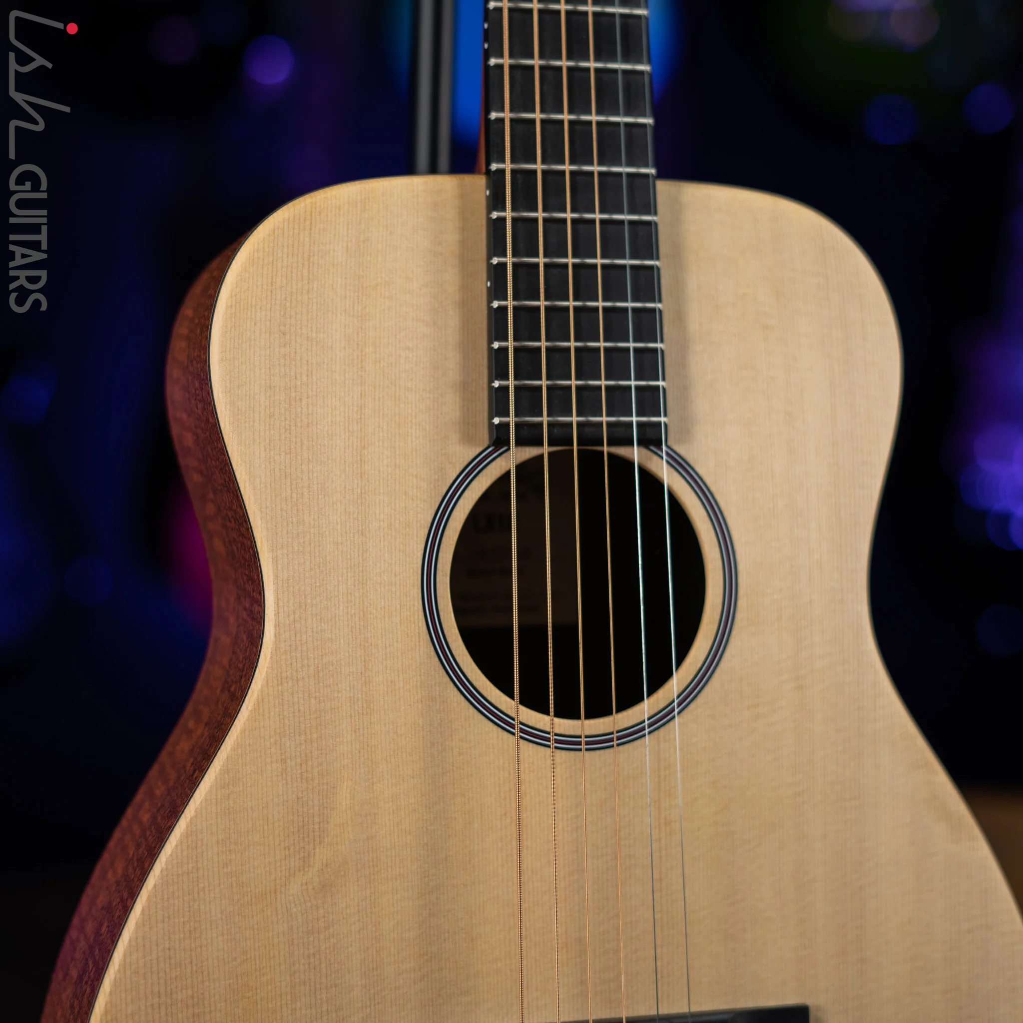 Martin LX1E Little Martin Acoustic-Electric Guitar Natural Satin - Image 3
