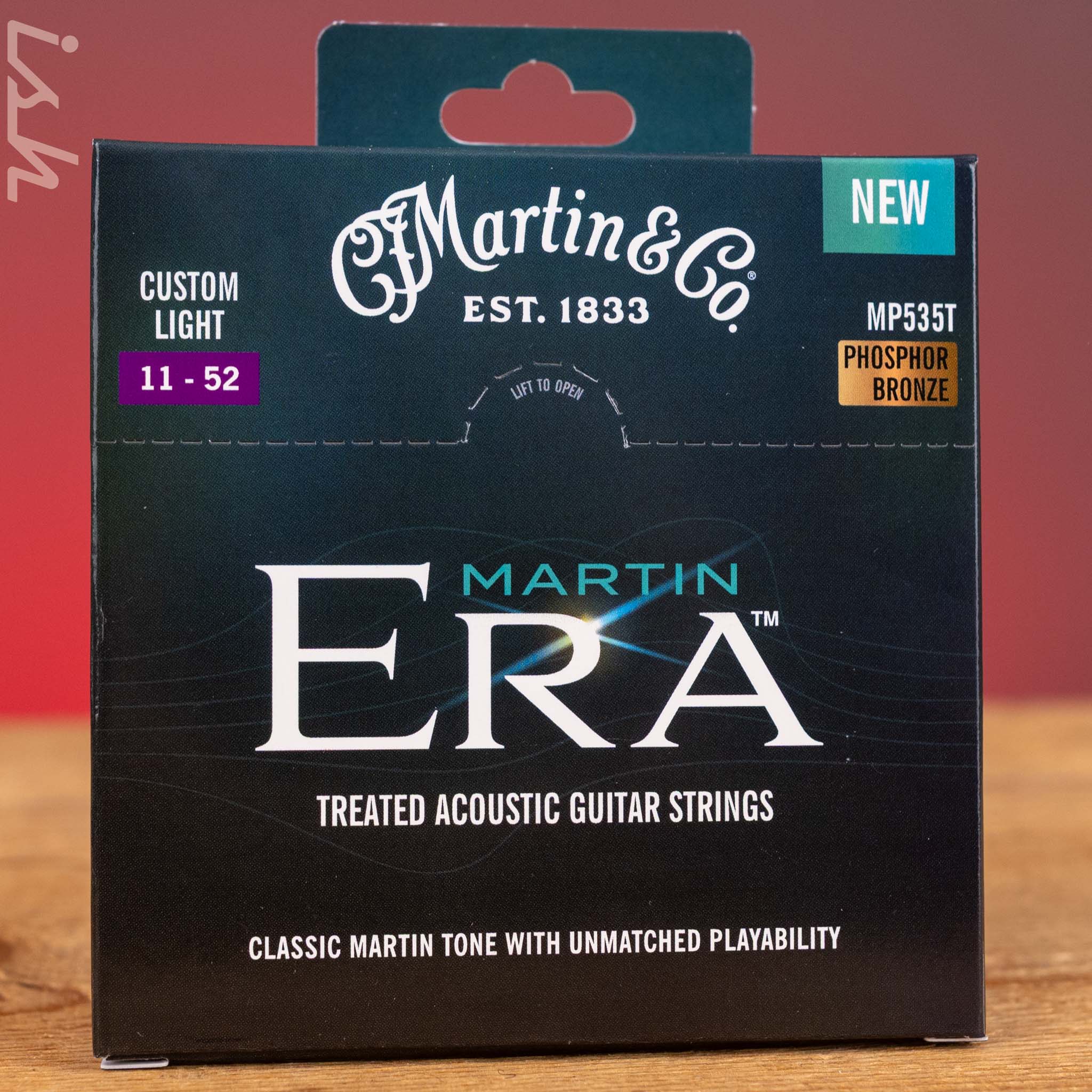 Martin MP535T Era™ Treated Acoustic Guitar Strings - 11-52 Custom Light