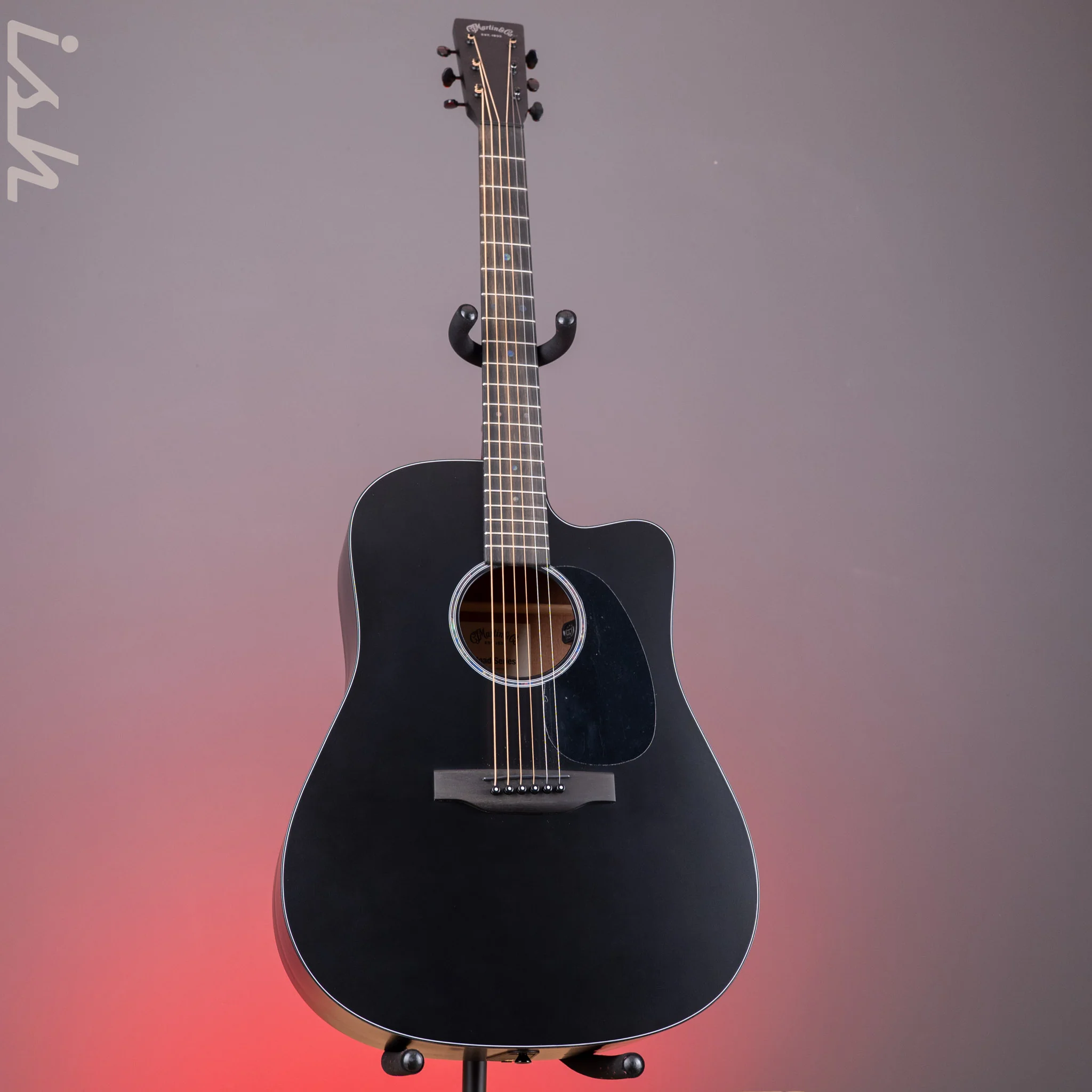 Martin Road Series DC-10E Modern Black Acoustic-Electric Guitar *New Model* - Image 2