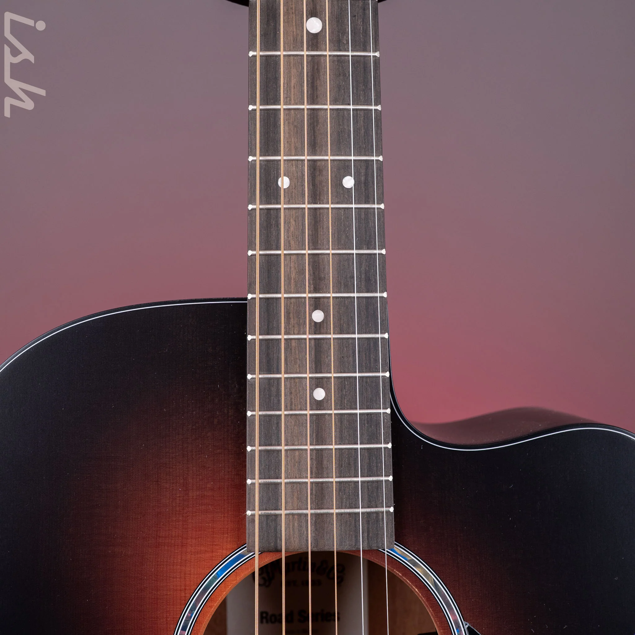 Martin Road Series OMC-10E Modern Acoustic-Electric Guitar 1935 Sunburst *New Model* - Image 6