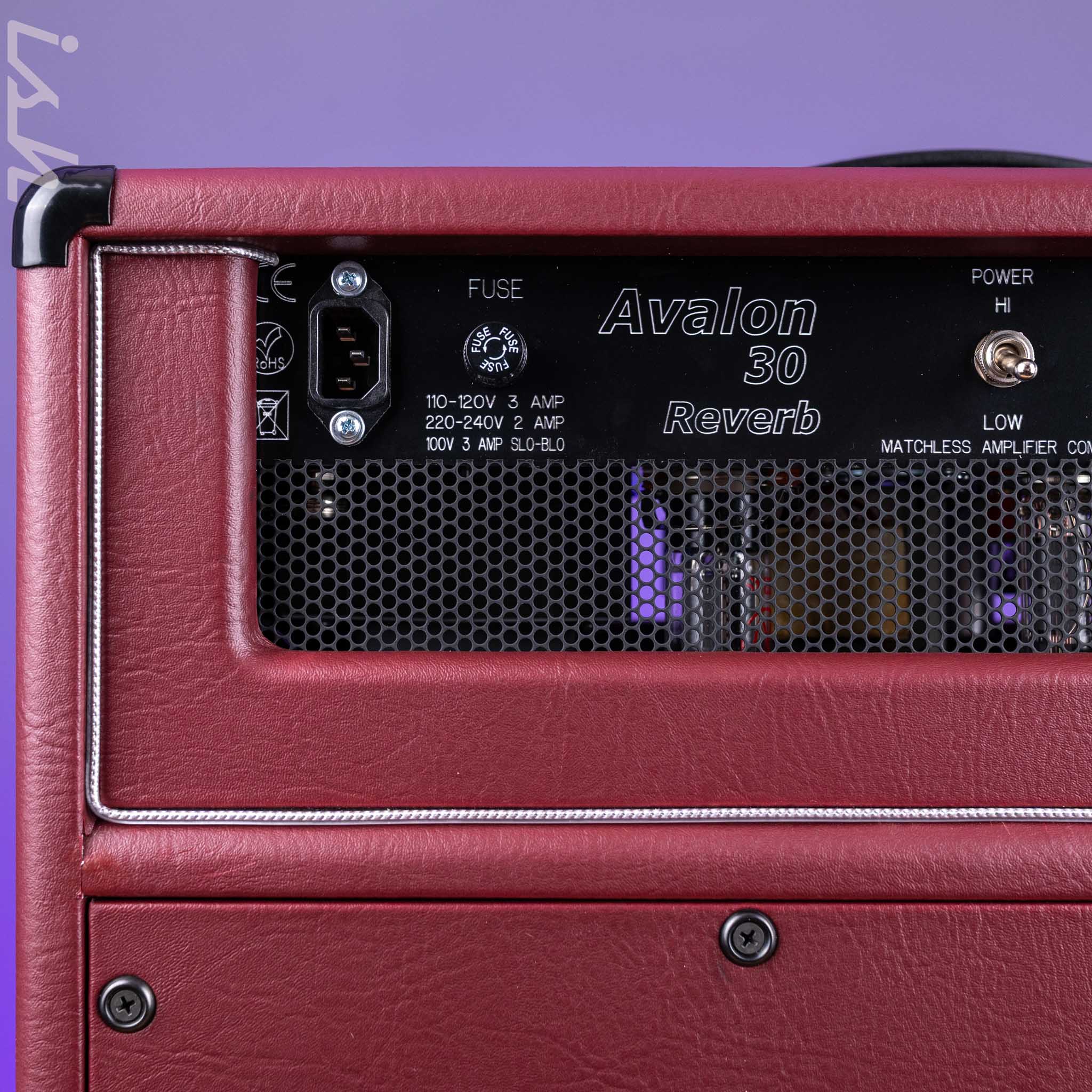 Matchless Avalon 30 Watt 112 Combo Reverb Custom Tolex Demo - Image 5