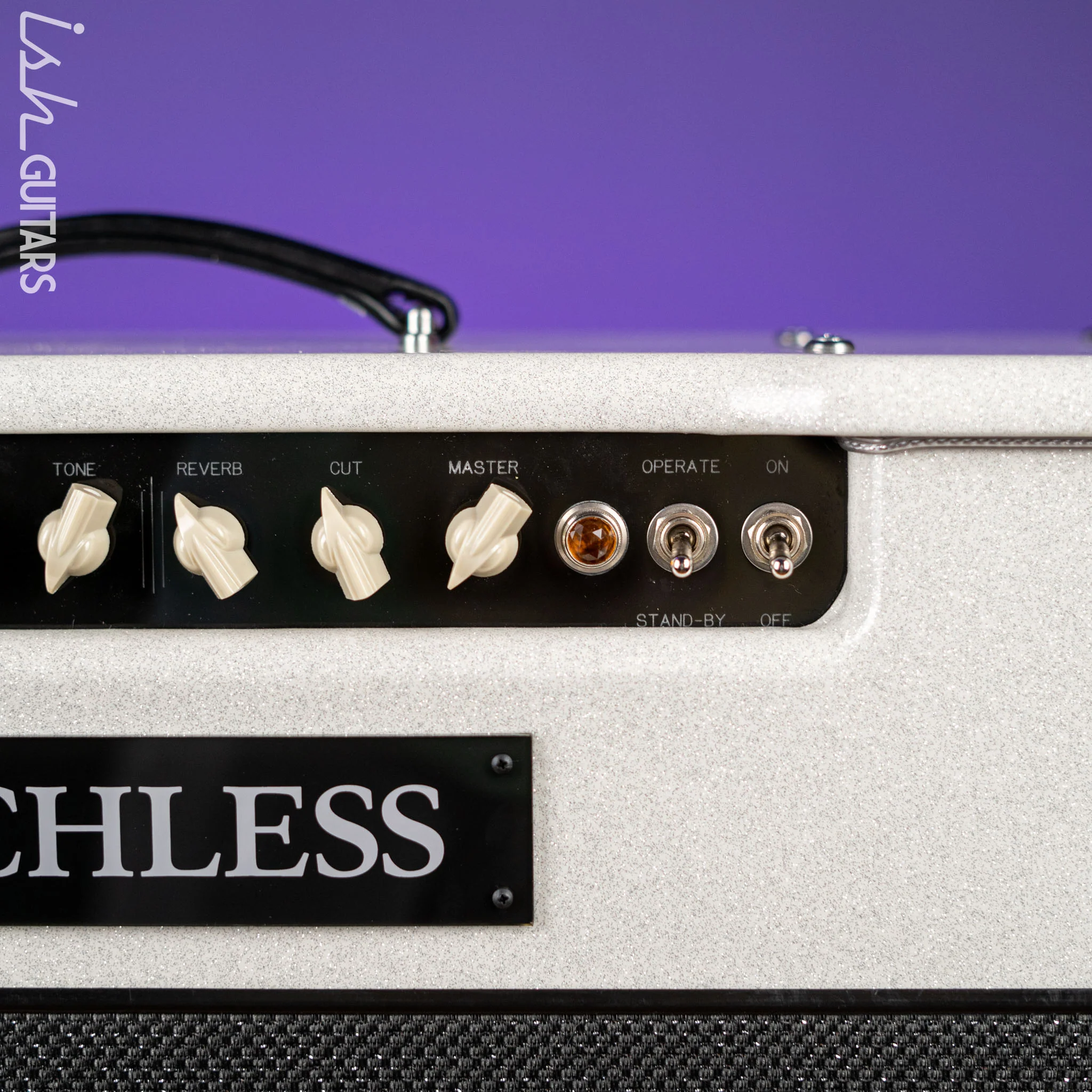Matchless DC-30 Reverb Sparkle White/Silver Demo - Image 5