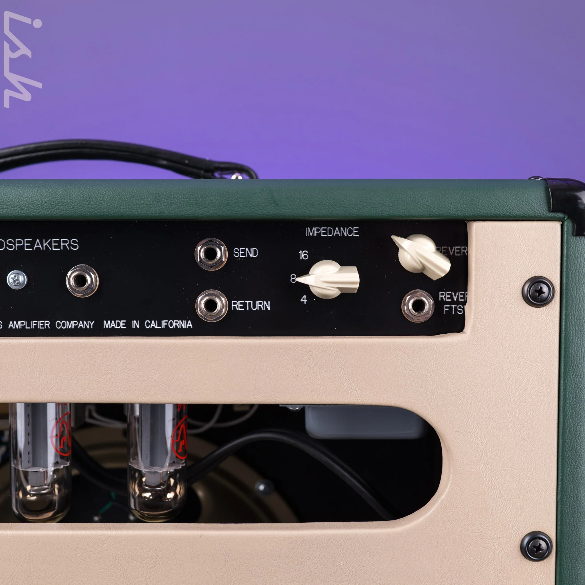 Matchless Independence 35W 1x12" Combo Amp w/ Reverb Green/Cream/Gold Tolex - Image 5