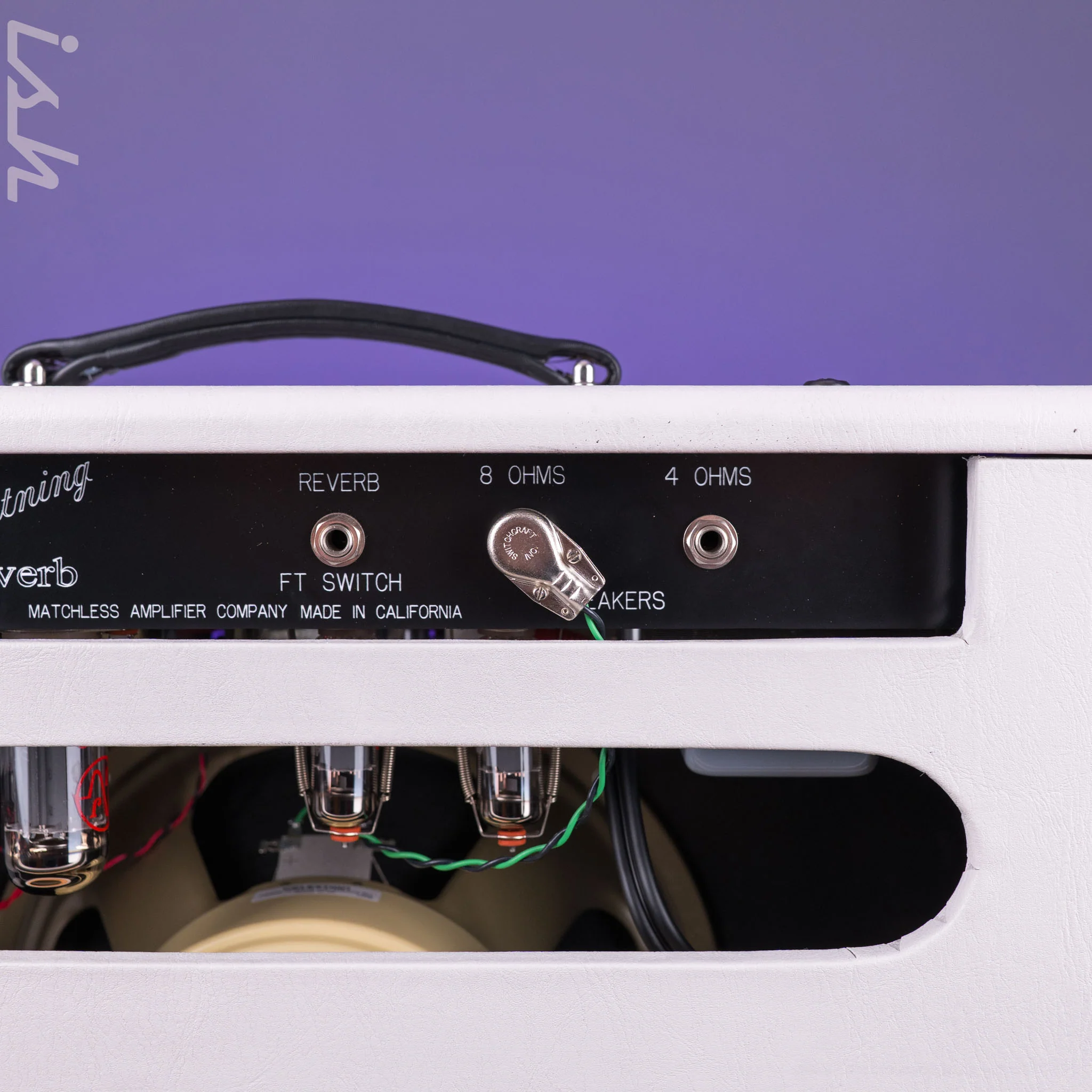 Matchless Lightning 1x12" 15W Combo Reverb White Tolex - Image 6