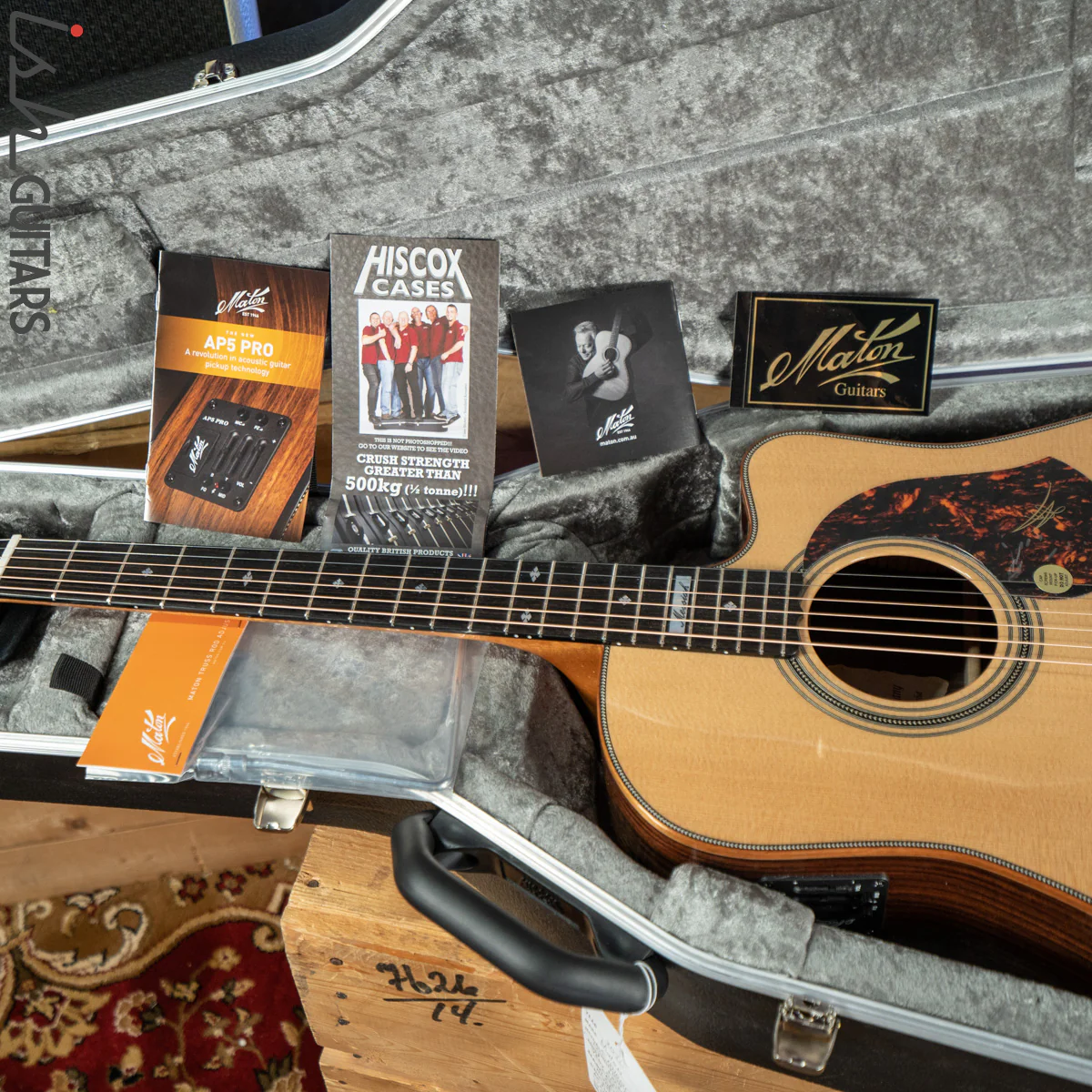 Maton Messiah EM100C Acoustic-Electric Guitar Sitka Spruce - Image 14