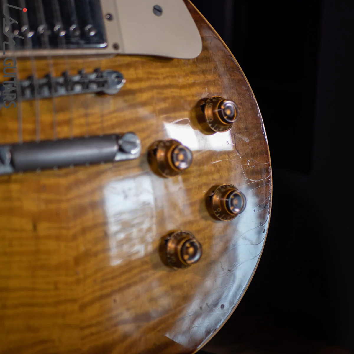 1990s Max Burst "Gibson" Les Paul Lemon Burst - Image 7
