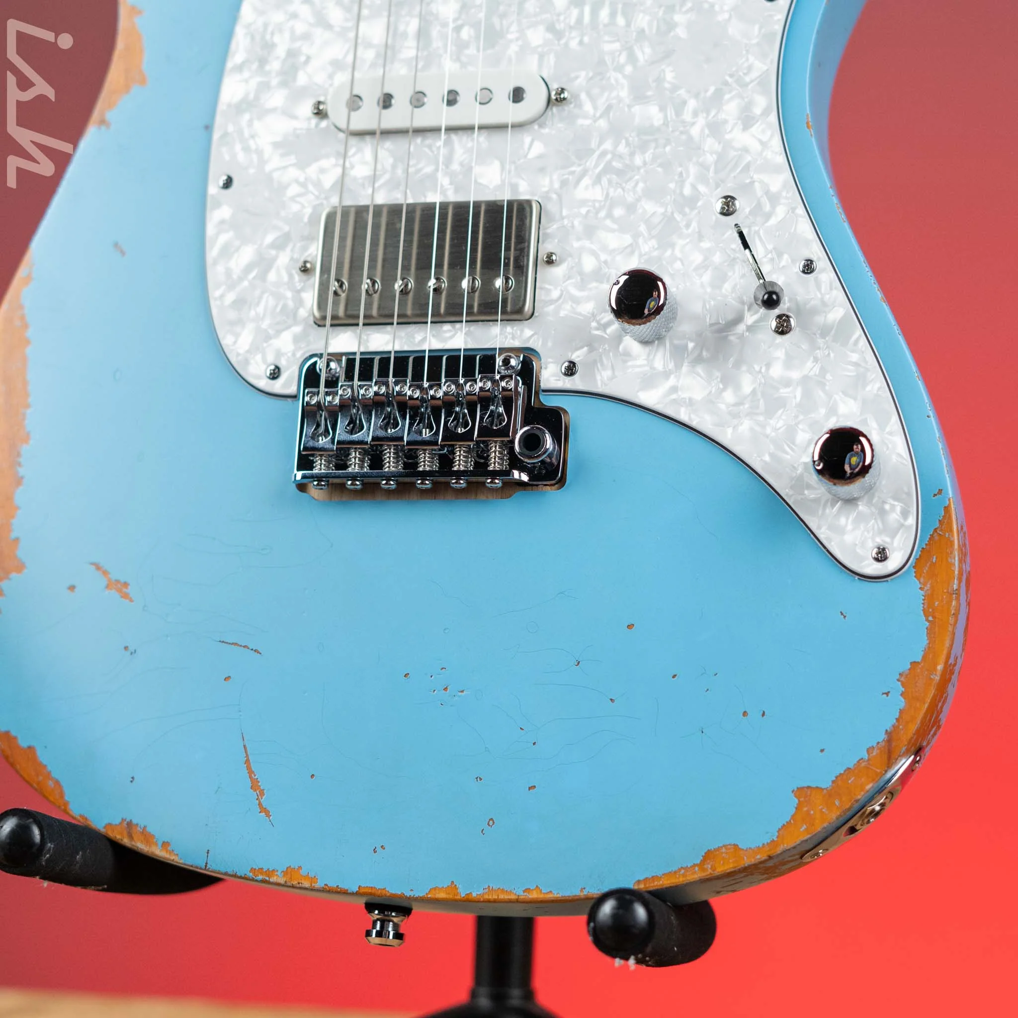 Mayones Aquila Aged 6 Monolith Daphne Blue Nitro - Image 4