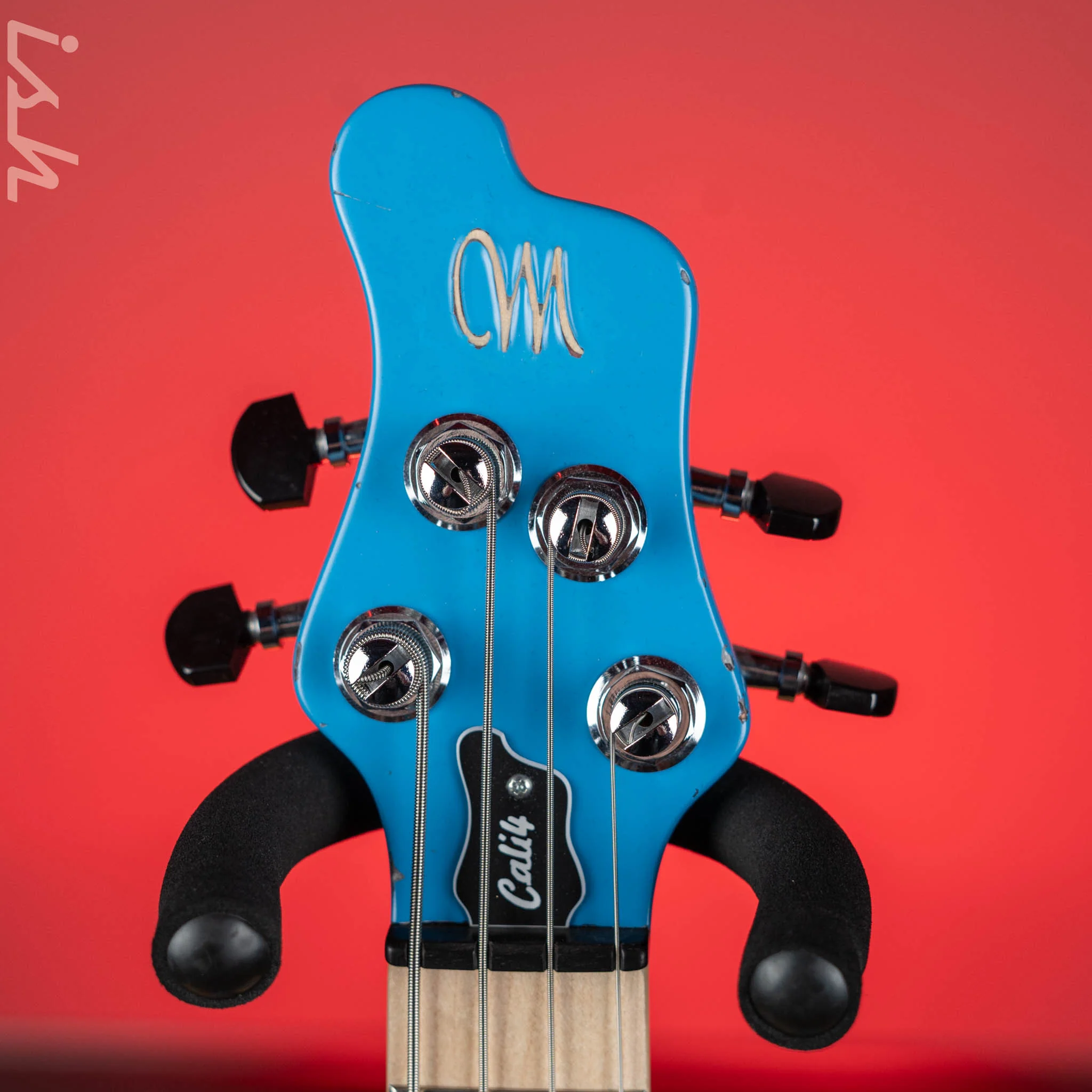 Mayones Cali 4 Bass Guitar Daphne Blue Relic - Image 6