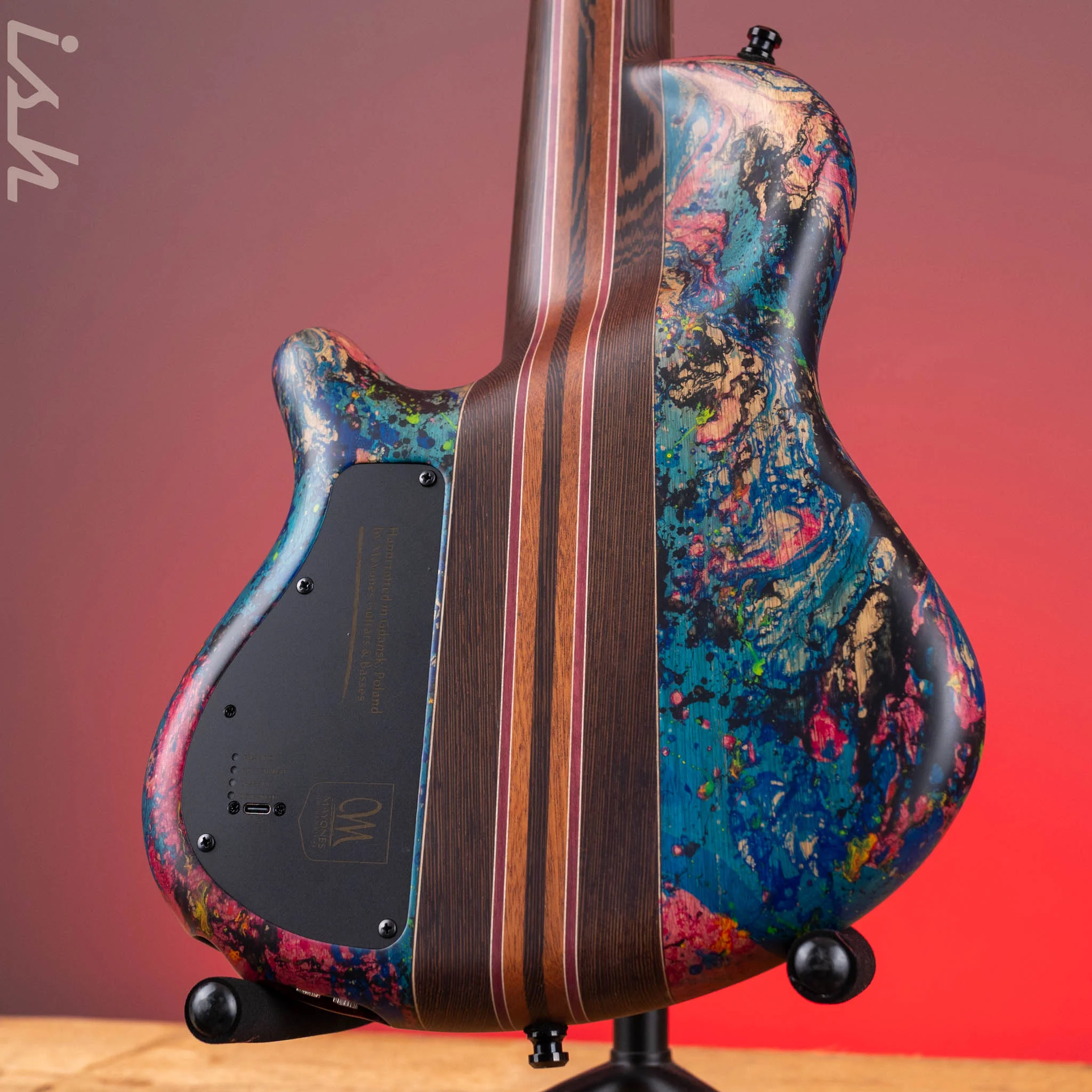 Mayones Cali 4 Bass Multicolor Swirl NAMM 2025 - Image 8