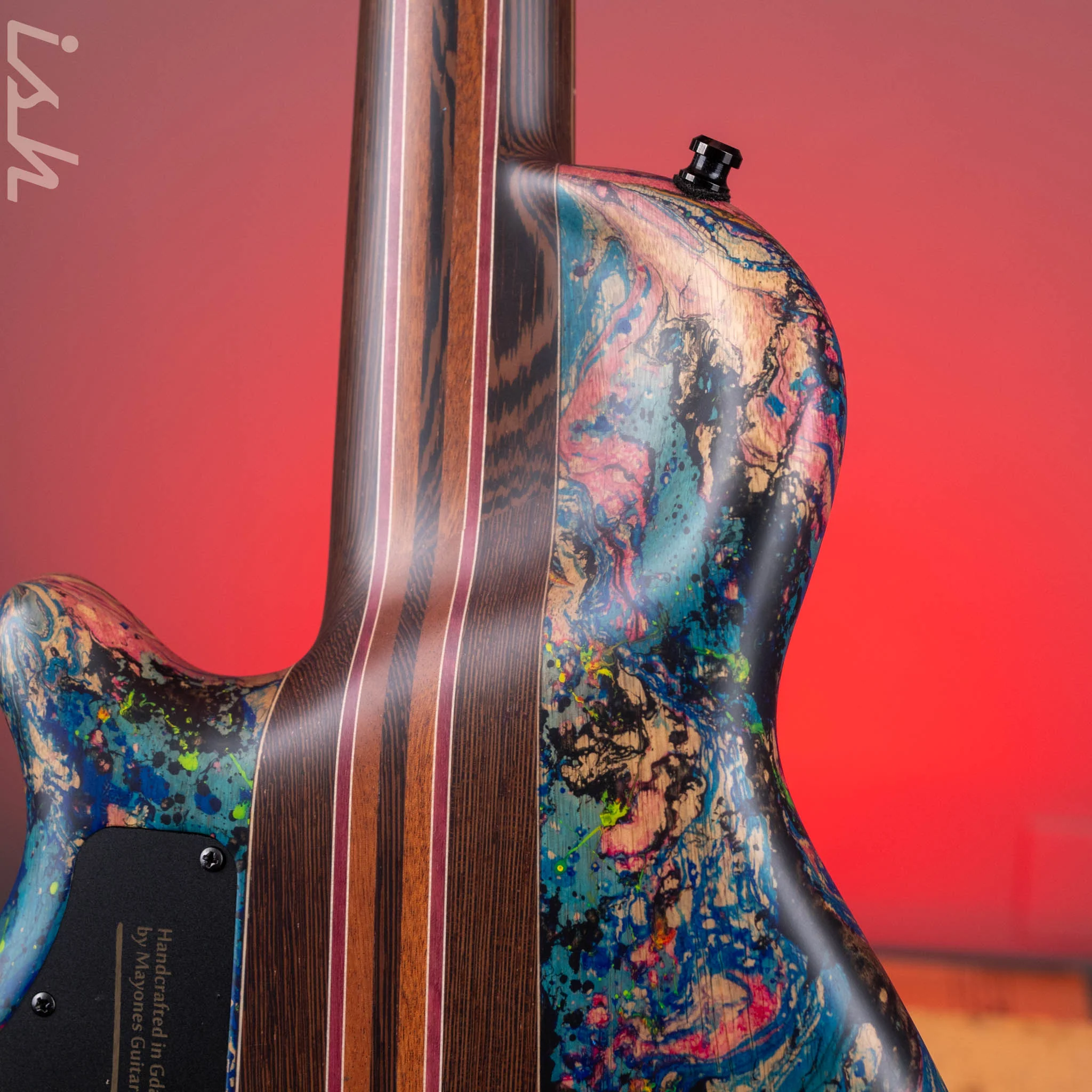 Mayones Cali 4 Bass Multicolor Swirl NAMM 2025 - Image 9