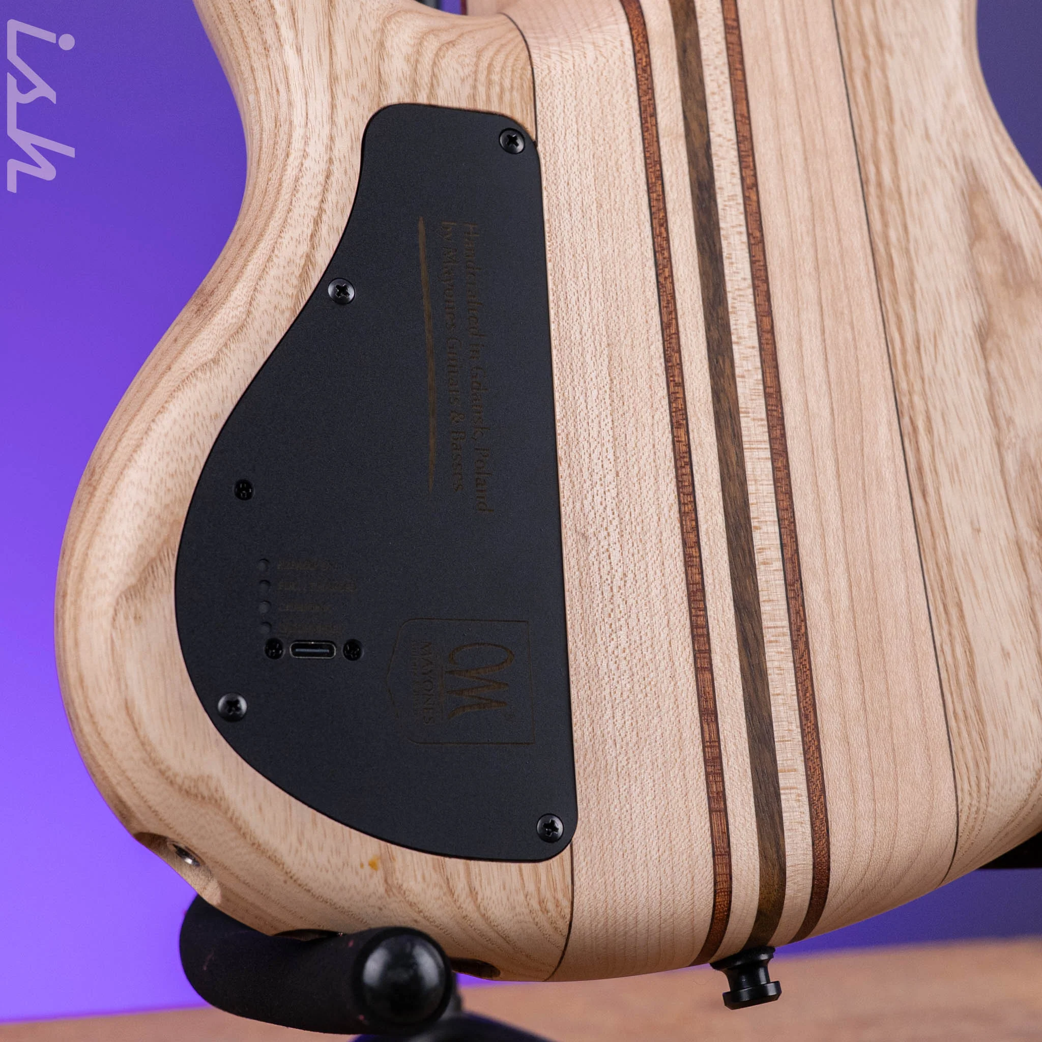 Mayones Cali 5 Mini Bass Curly Poplar - Image 10