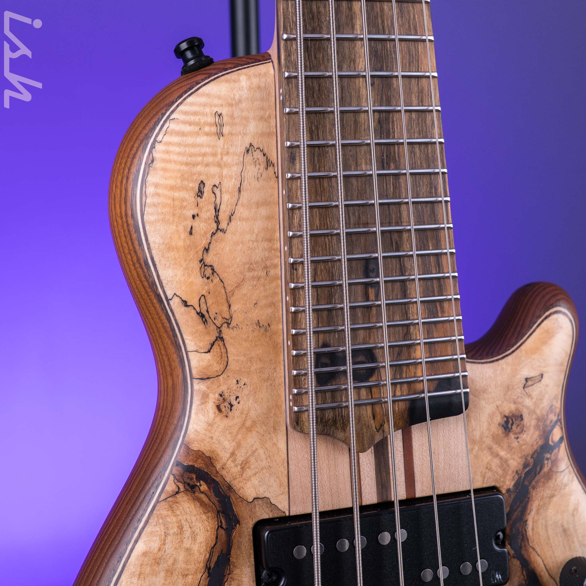 Mayones Cali 5 Mini Bass Spalted Maple - Image 3