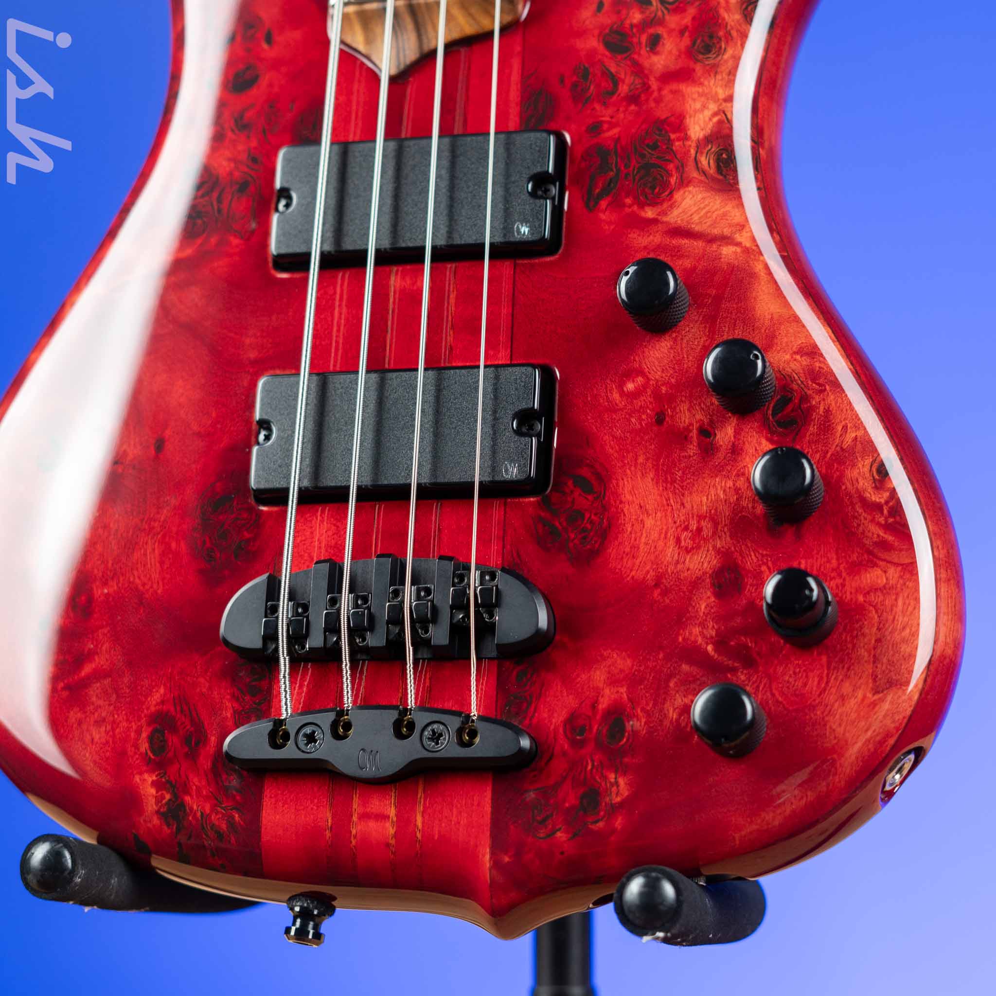 Mayones Comodous 4 Bass Liquid Red NAMM 2024 - Image 4