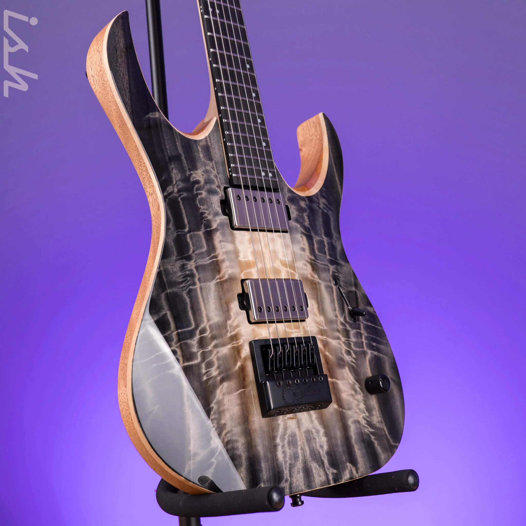 Mayones Duvell Elite 4EVER 6 Natural Fade Black Burst Out - Image 3