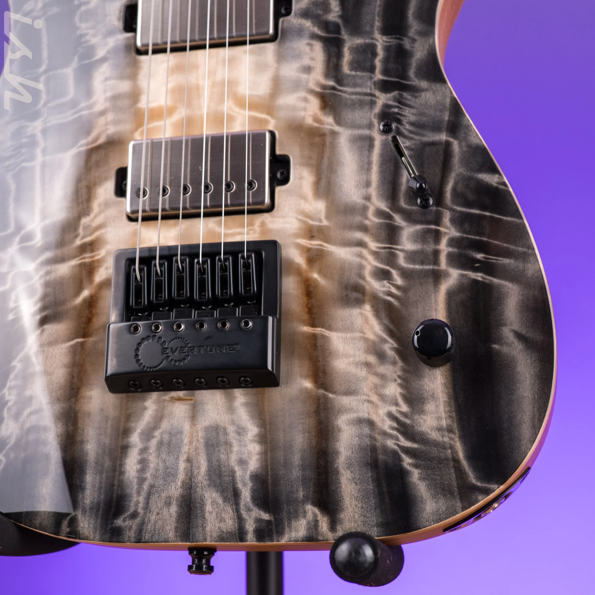 Mayones Duvell Elite 4EVER 6 Natural Fade Black Burst Out - Image 5