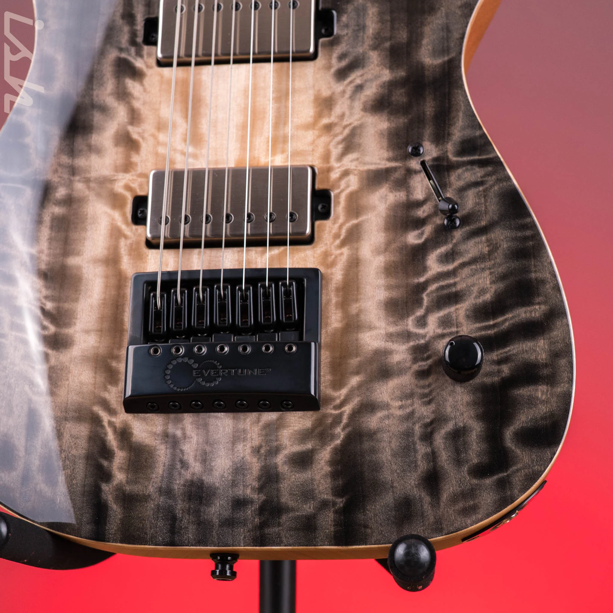 Mayones Duvell Elite 4EVER 7 Baritone Black Burst - Image 5